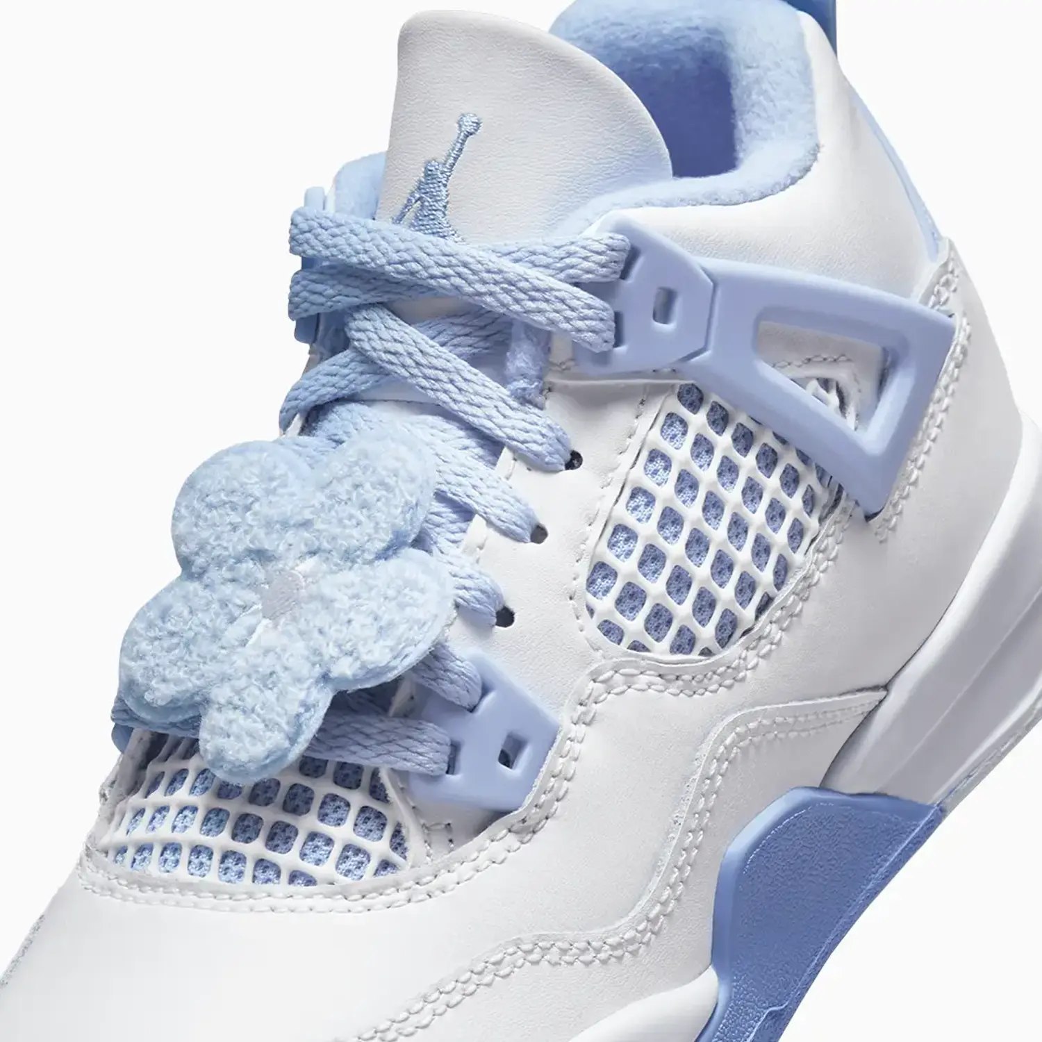 Kid's Air Jordan 4 Retro "Forget Me Not" Pre School - Image 7