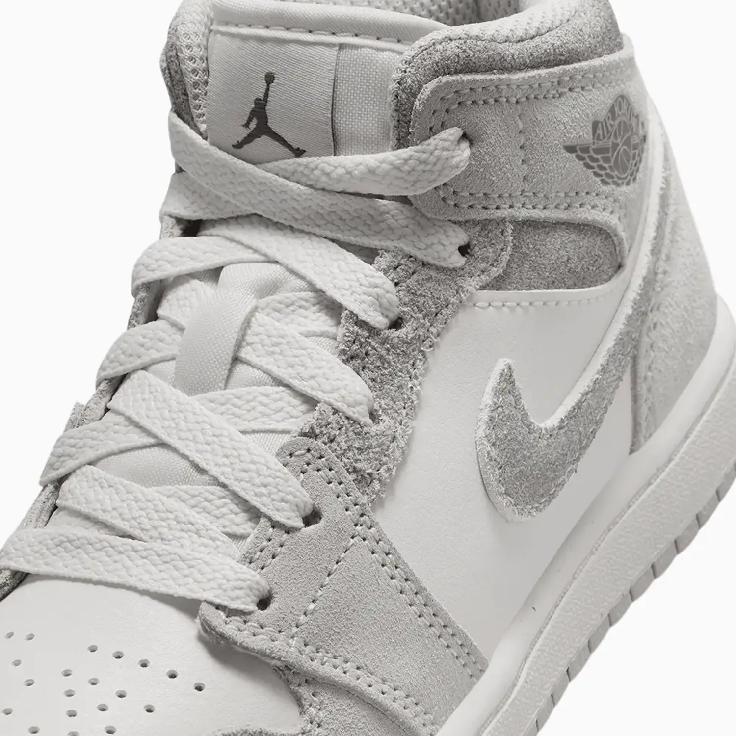 Kid's Jordan 1 Mid SE "Neutral Grey" Pre School - Image 7