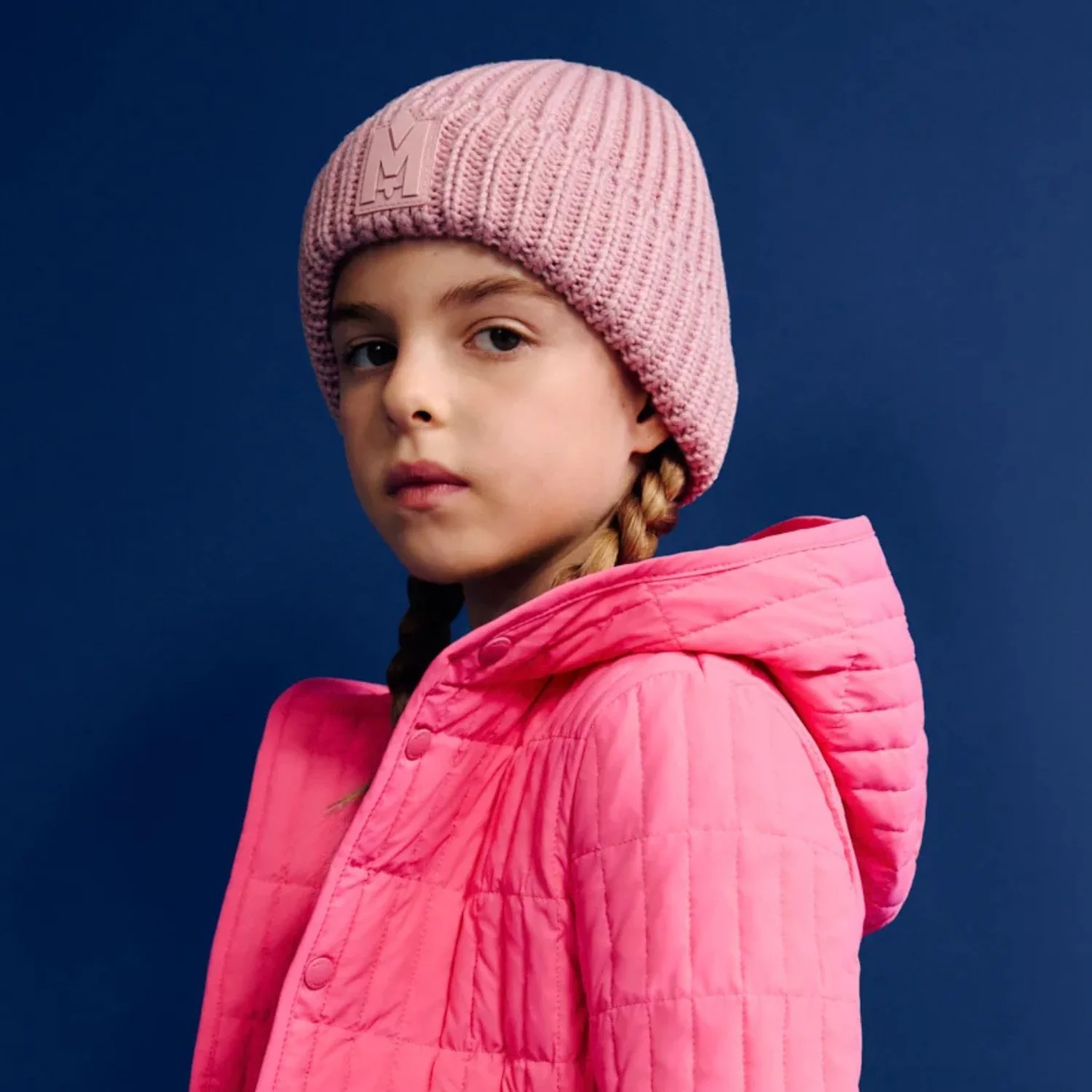 Kid's JUDE-MZ Hand Knit Toque With Ribbed Cuff Beanie Hat - Image 2