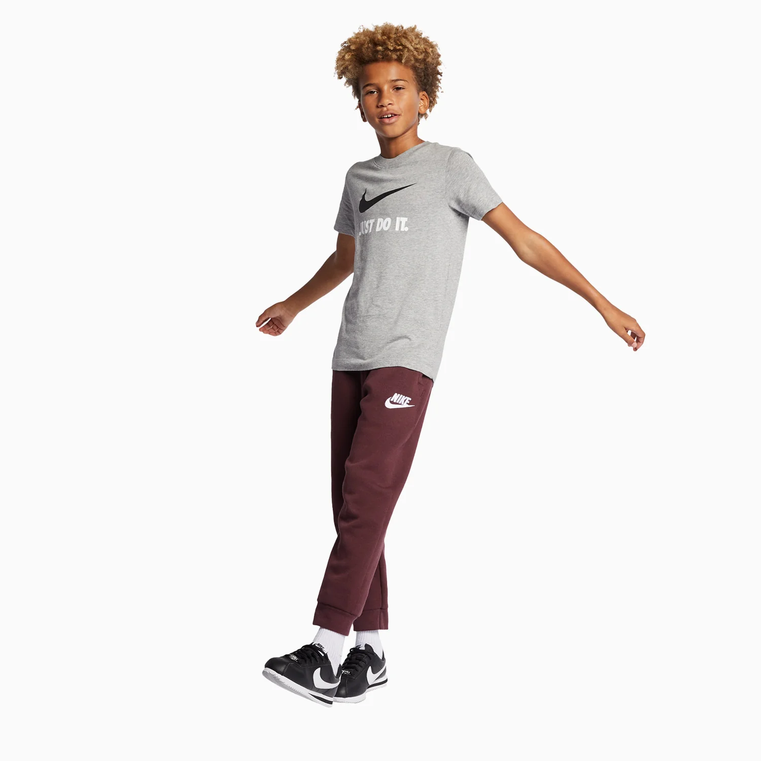 Kid's Nike Sportswear T Shirt Just Do It and Shorts Outfit - Image 3