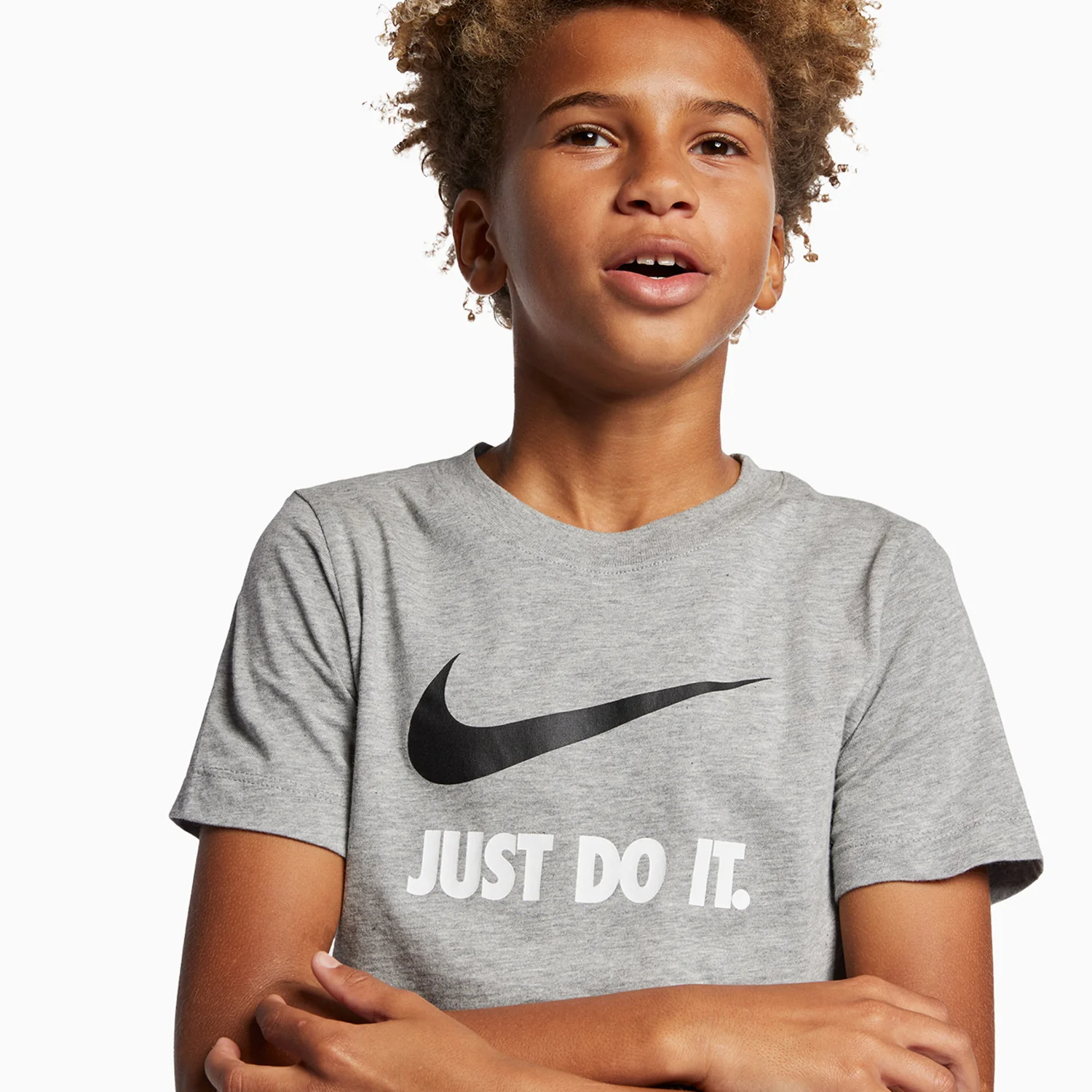 Kid's Nike Sportswear T Shirt Just Do It and Shorts Outfit - Image 7