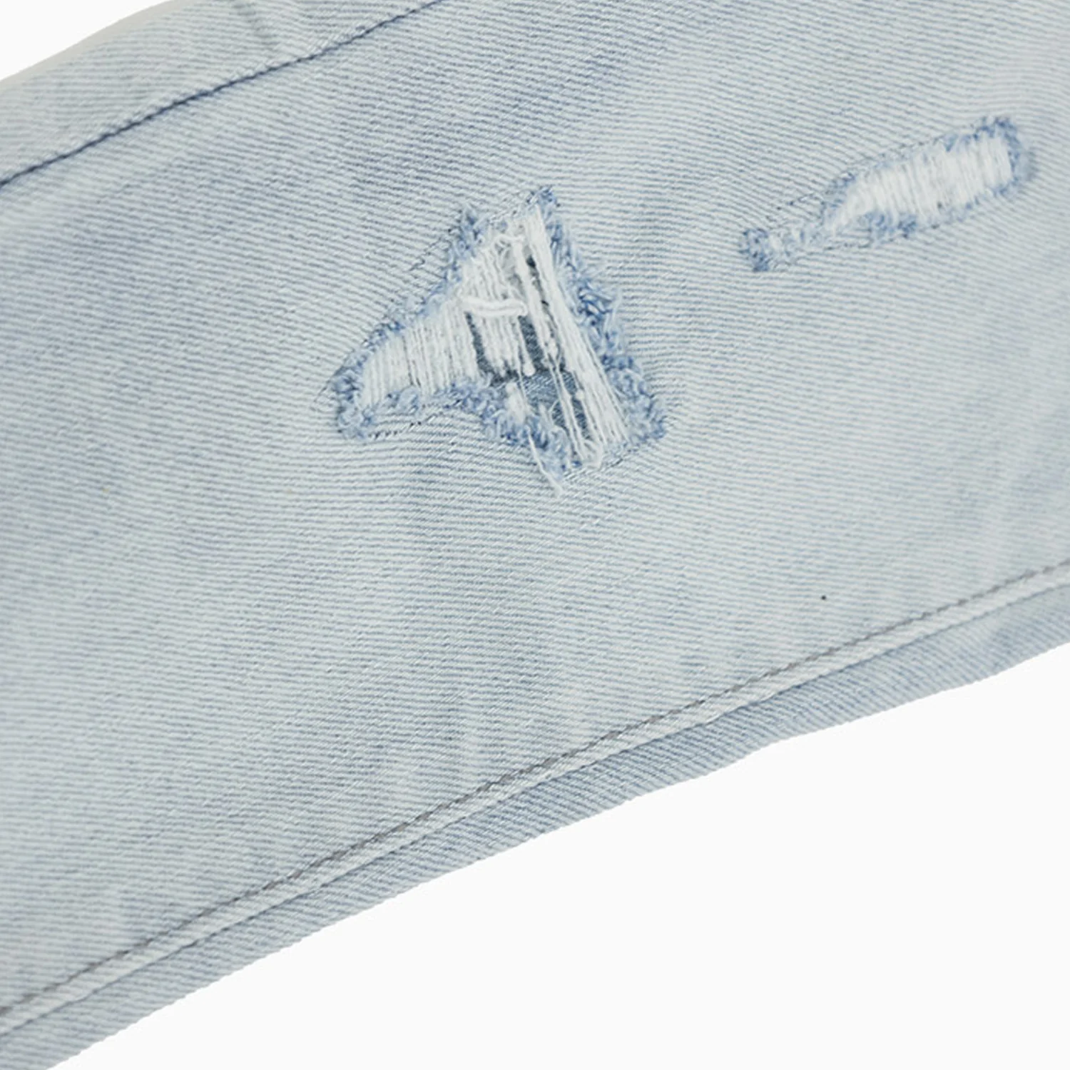 Kid's Savar Ice Blue Slim Denim Ripped Jeans Pant - Image 7