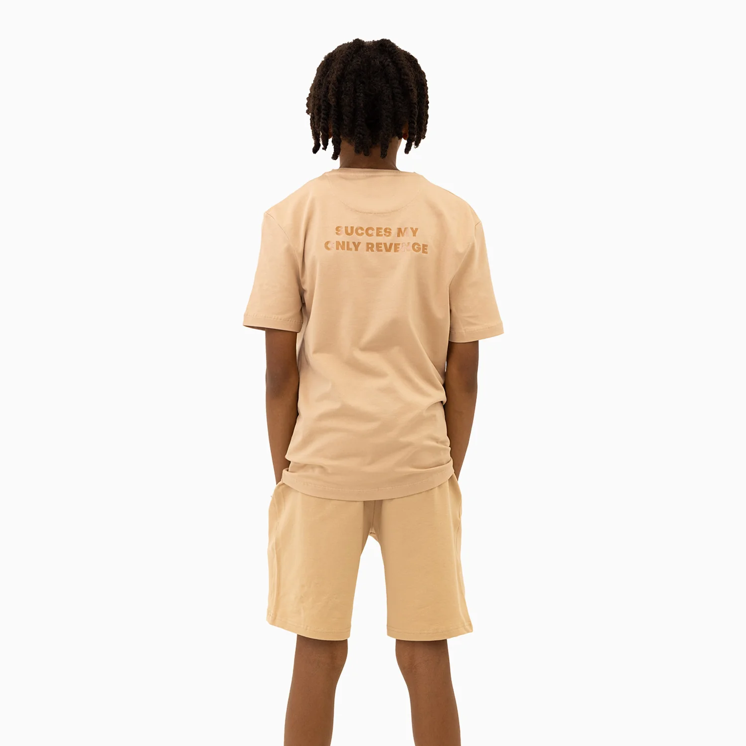 Kid's Savar T-Shirt And Shorts Outfit - Image 2