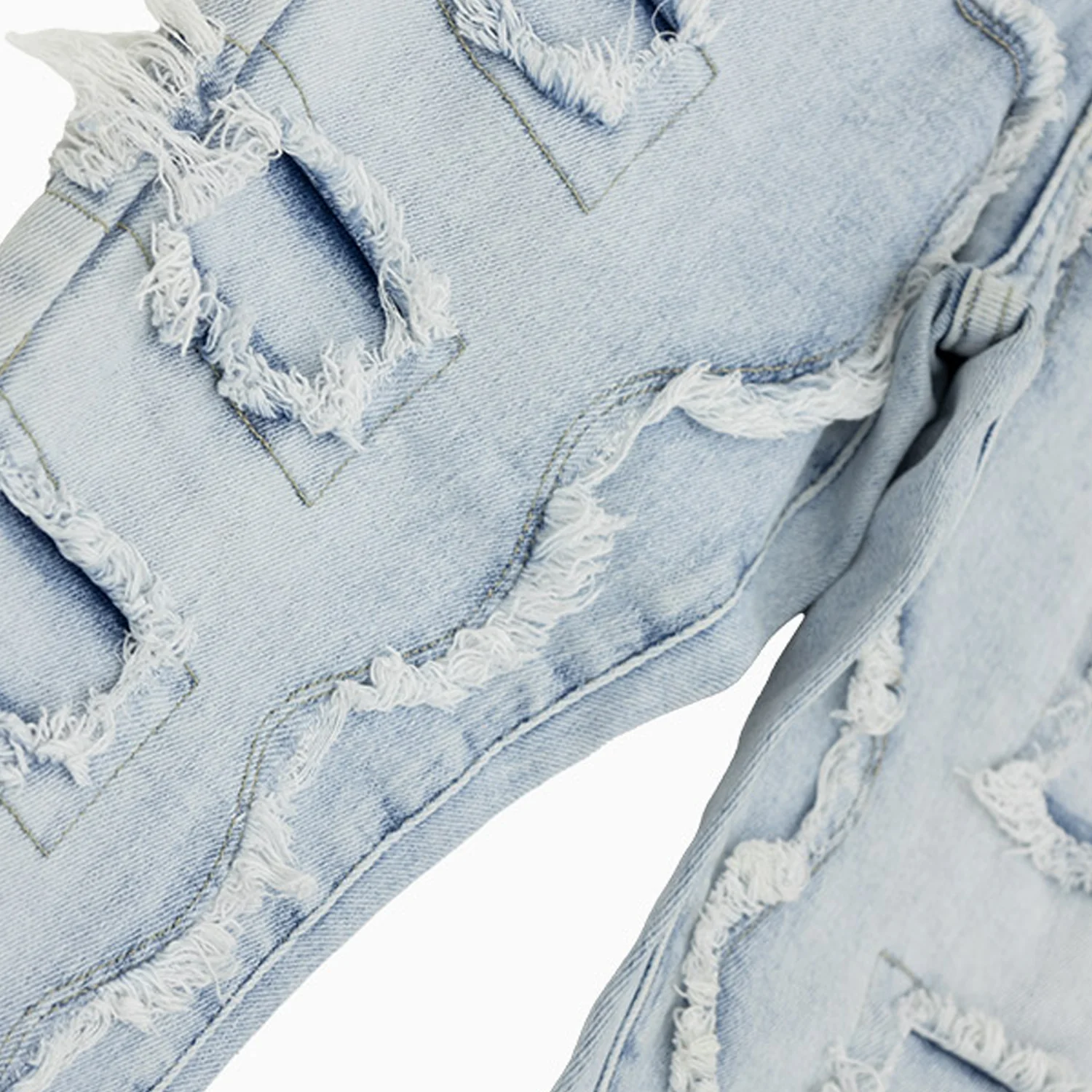 Men's Premium Stacked Rips Slim Denim Pant - Image 3
