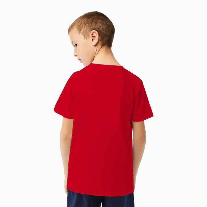Kid's Cotton V Neck T-Shirt - Image 3