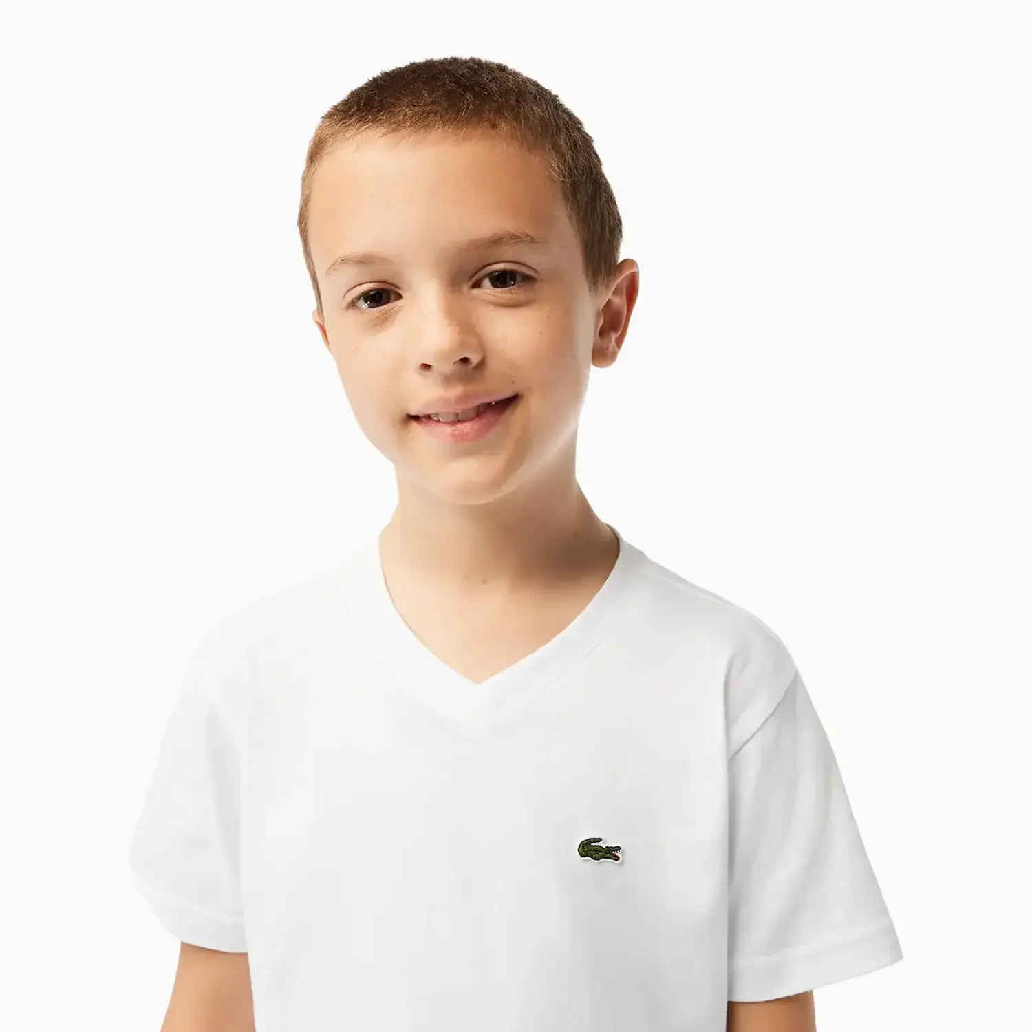 Kid's Cotton V Neck T-Shirt - Image 9