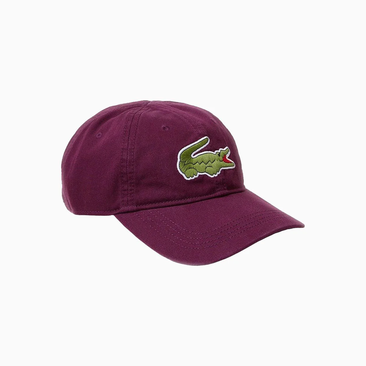 Contrast Strap And Oversized Crocodile Cotton Cap