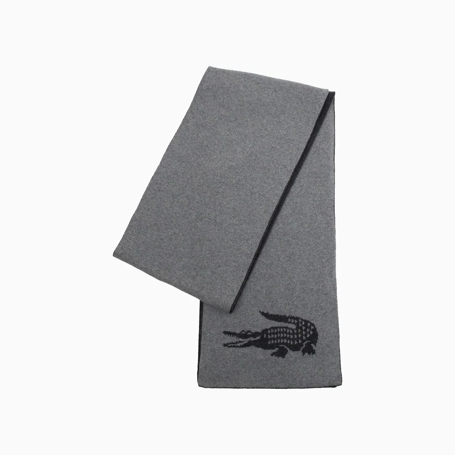Intersia Crocodile Double Face Scarf - Image 2