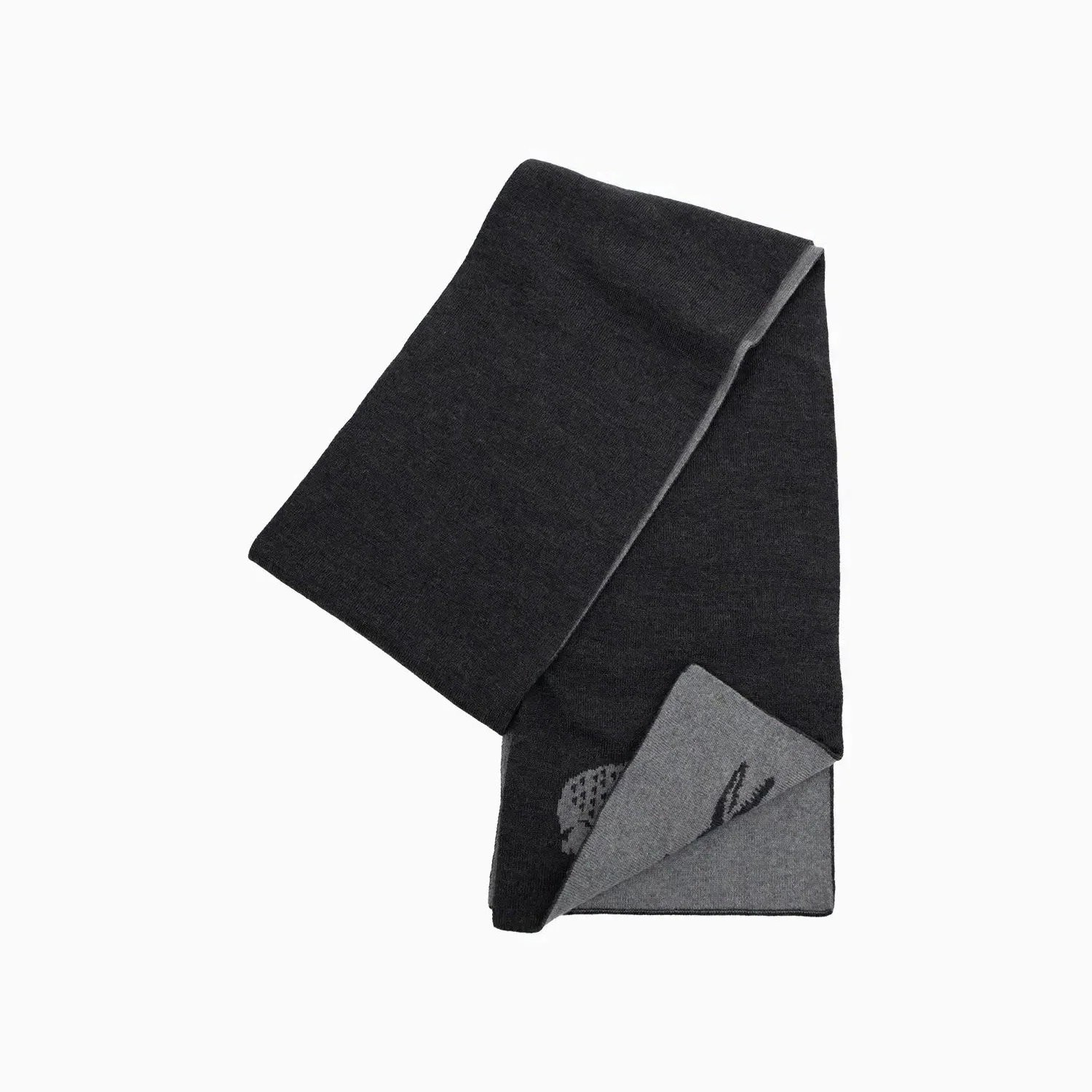 Intersia Crocodile Double Face Scarf - Image 3