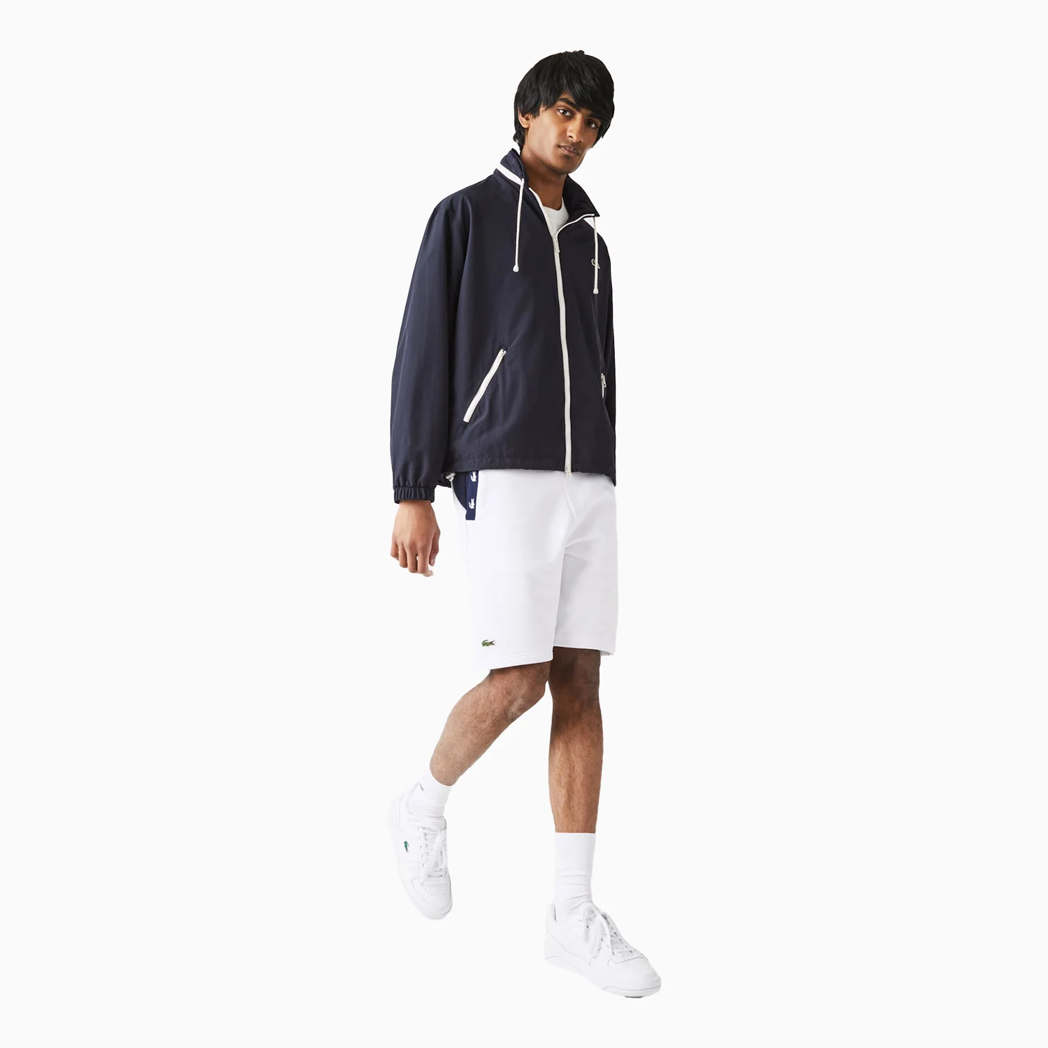 Men's Contrast Accents Fleece Shorts - Image 3