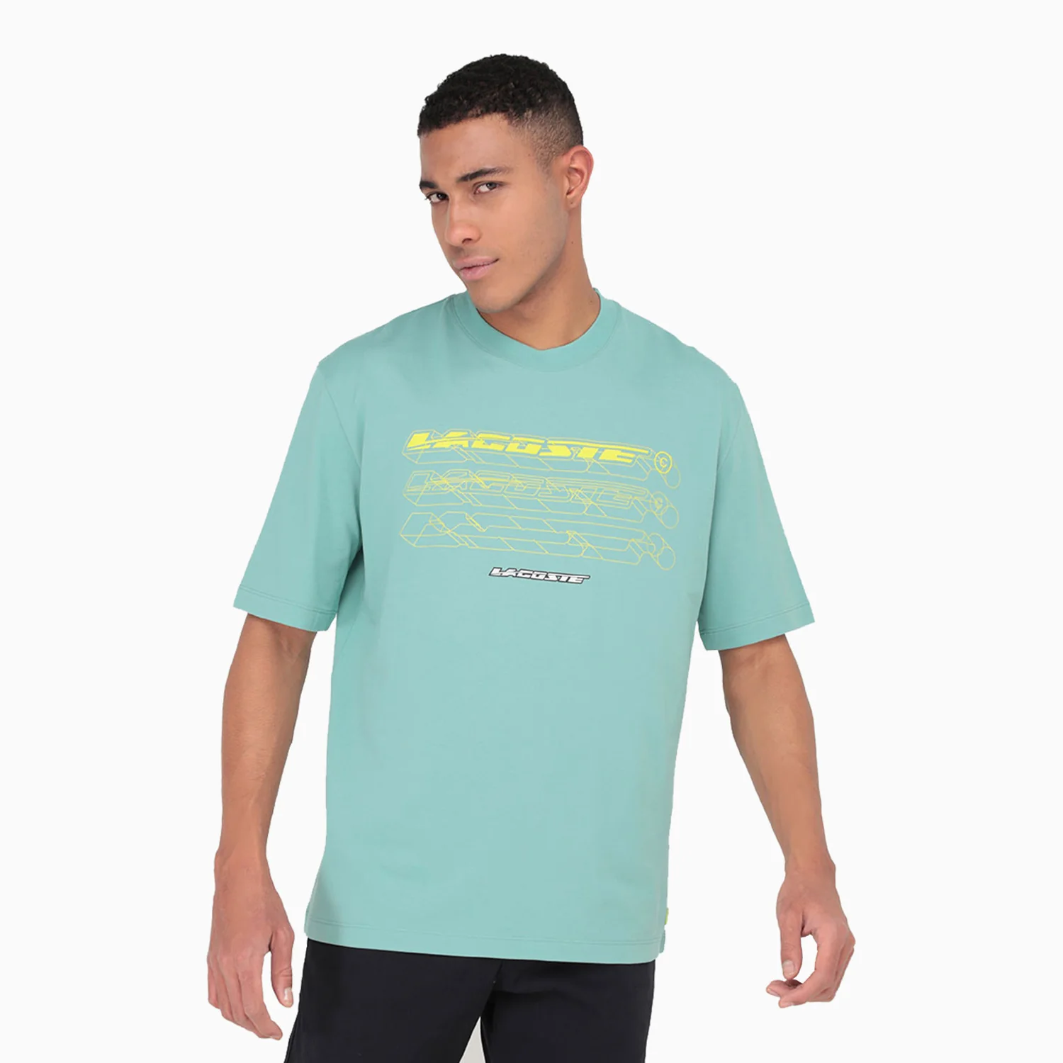 Men's Loose Fit Organic Cotton Pique T-Shirt and Shorts outfit - Image 2