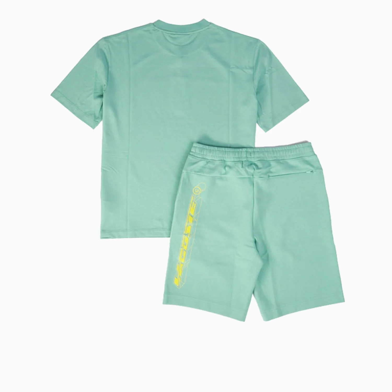 Men's Loose Fit Organic Cotton Pique T-Shirt and Shorts outfit - Image 3