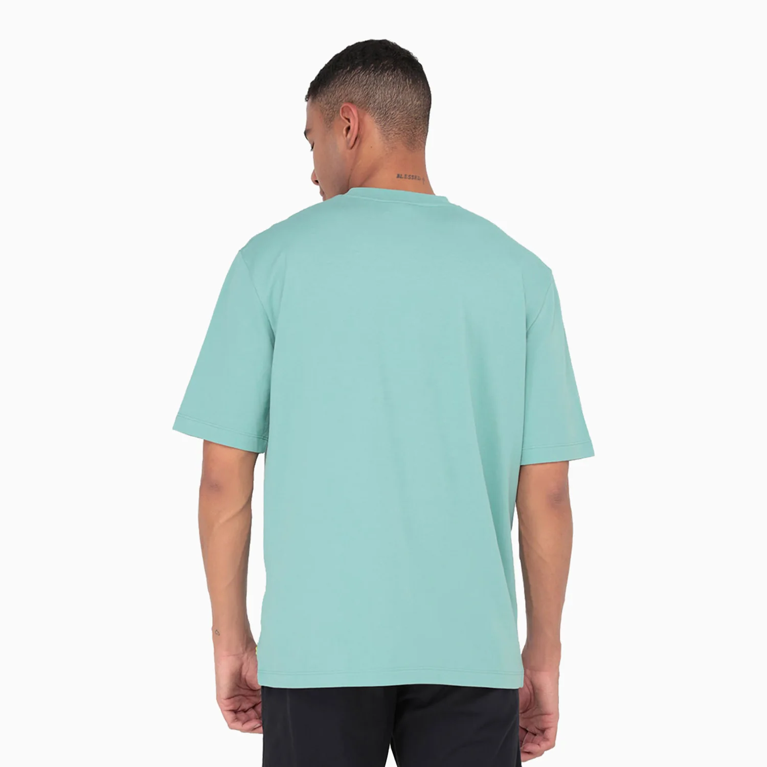 Men's Loose Fit Organic Cotton Pique T-Shirt and Shorts outfit - Image 5