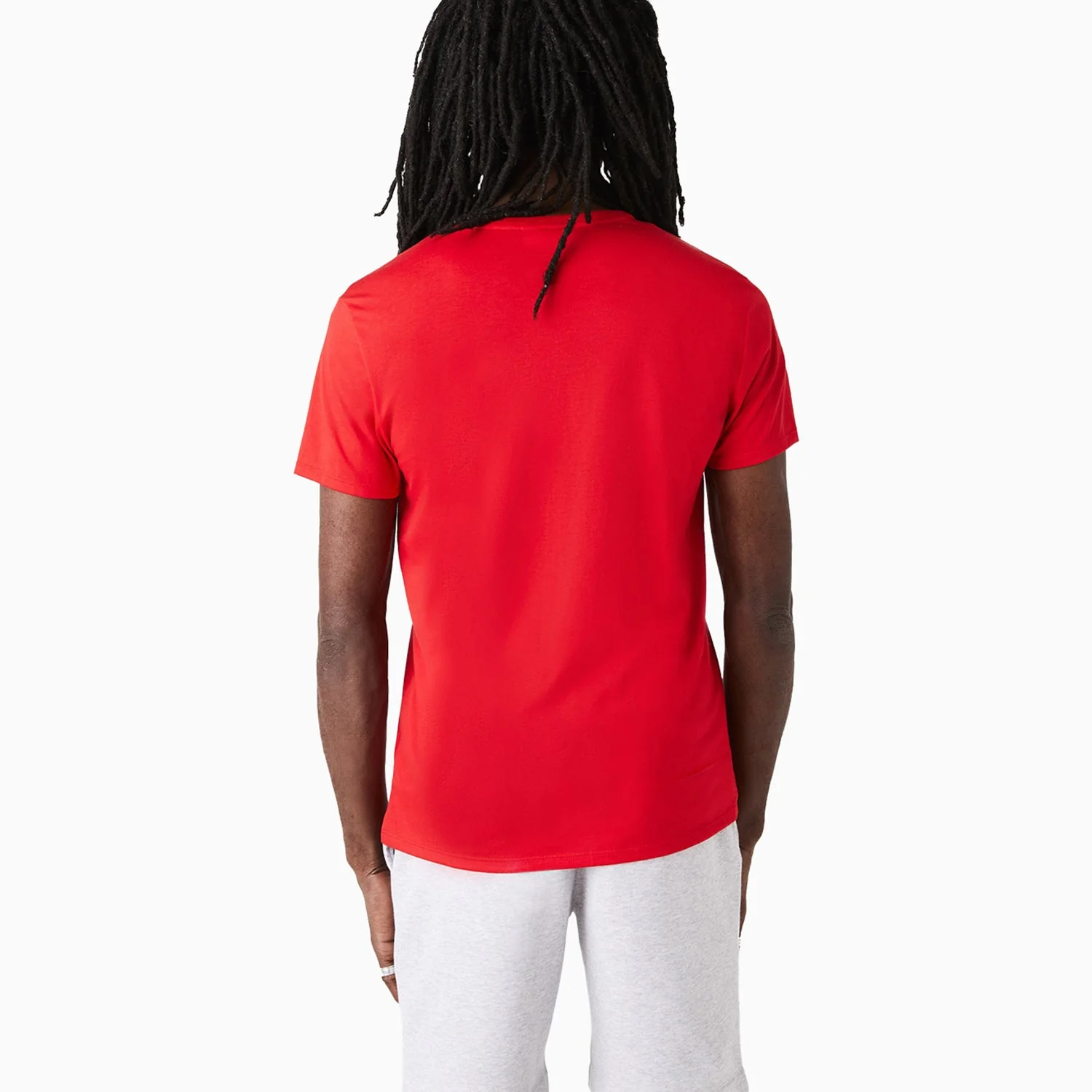 Men's Pima Cotton V-Neck Jersey T Shirt - Image 4