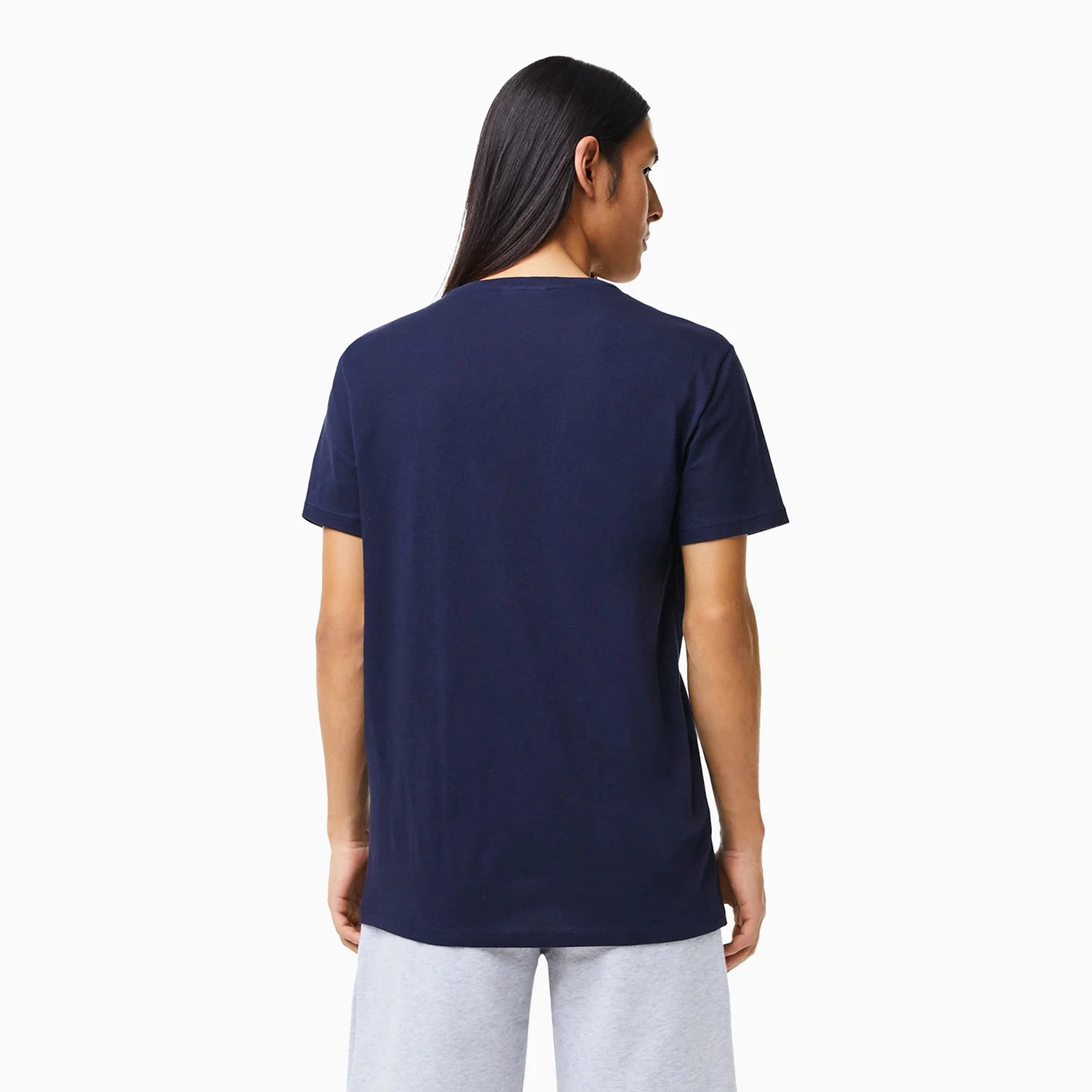 Men's Pima Cotton V-Neck Jersey T Shirt - Image 3