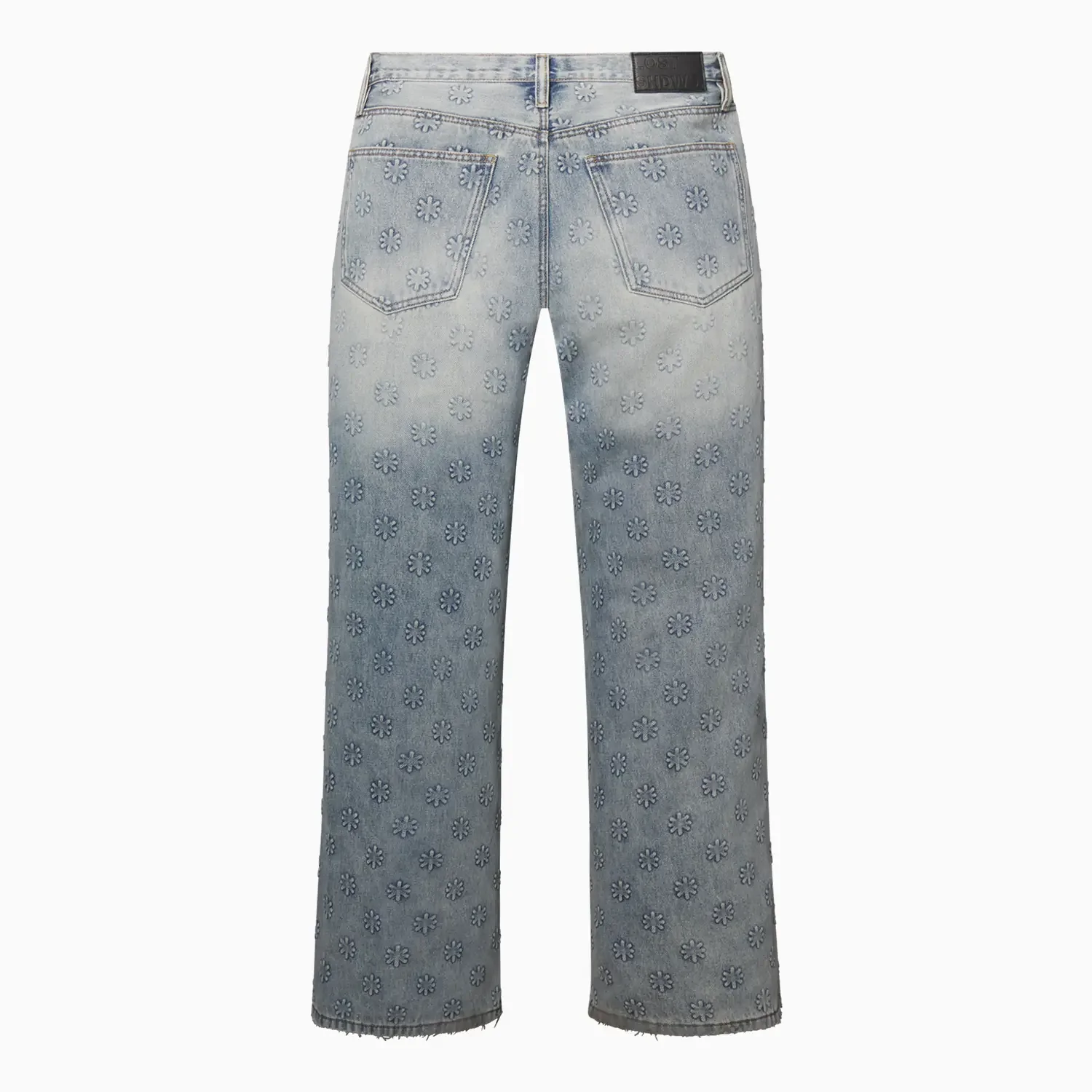 Men's Embossed Logo Denim Pant - Image 2