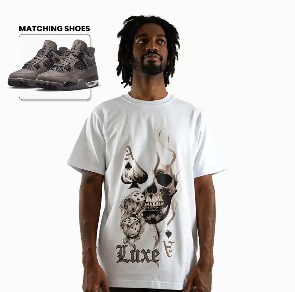 Men's Ace of Spades Skull Graphic Short Sleeve T-Shirt - Image 2