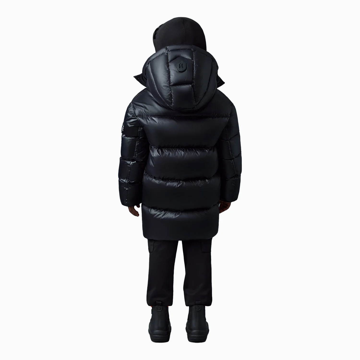 Kid's KENNIE Lustrous Light Down Parka With Hood Fur Jacket - Image 5