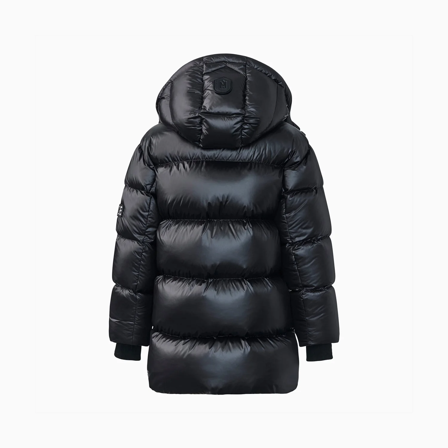 Kid's KENNIE Lustrous Light Down Parka With Hood Fur Jacket - Image 6