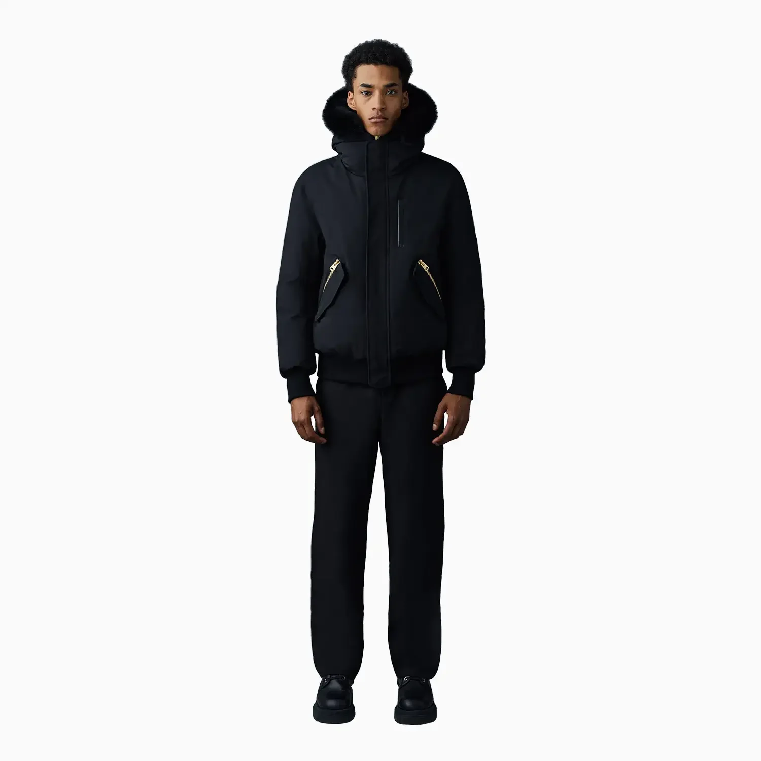 Men's DIXON 2-in-1 Nordic Tech Down Bomber With Blue Fox Fur