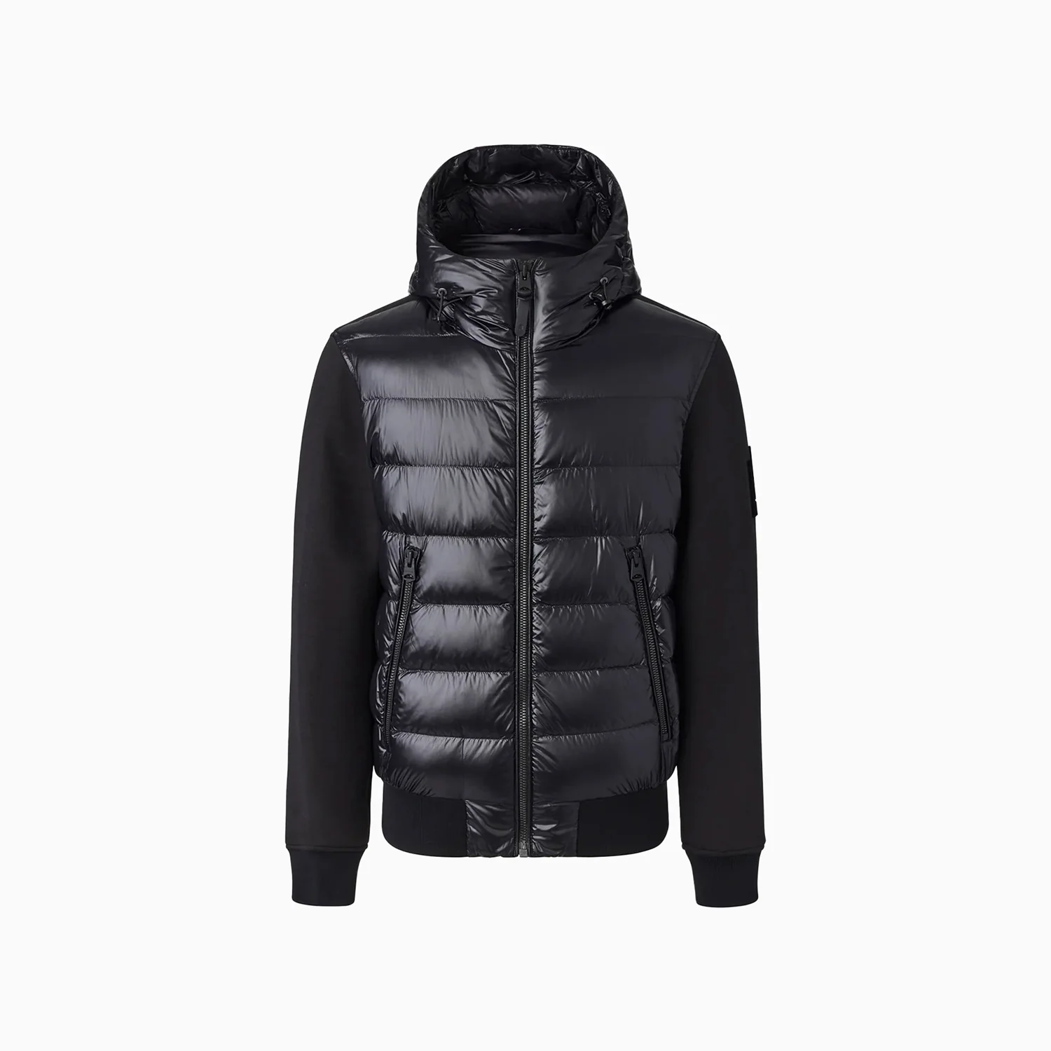 Men's FRANK Double Face Jersey Bomber Jacket With Hood - Image 2