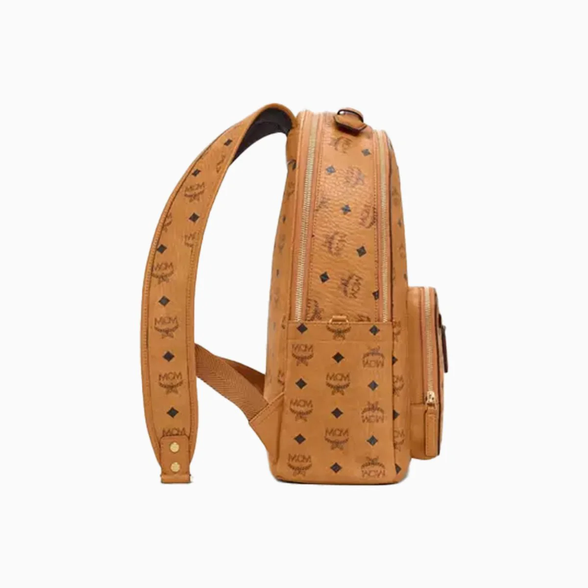 Men's Medium Stark In Visetos Cognac Backpack - Image 3
