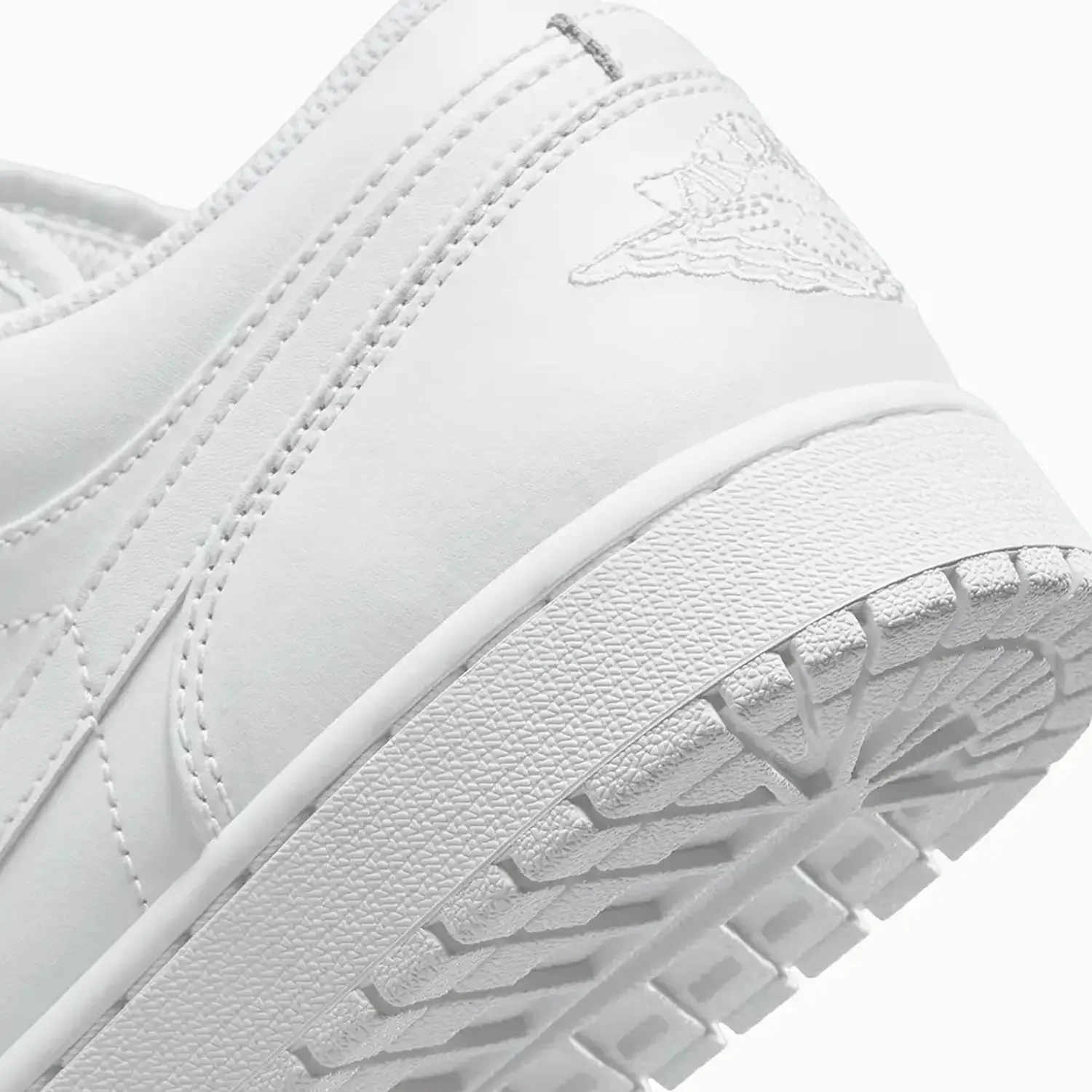 Men's Air Jordan 1 Low "Triple White" - Image 8