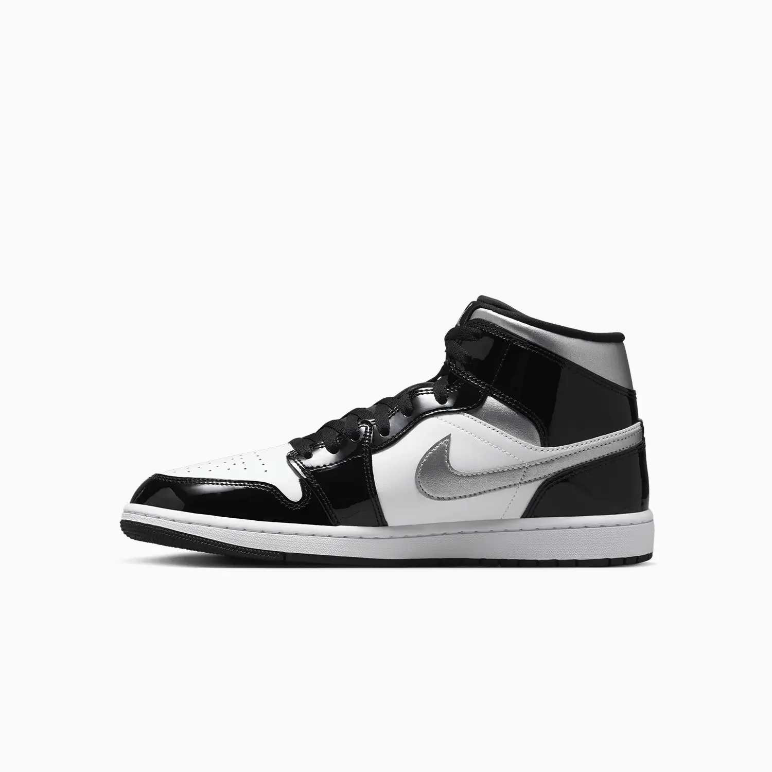 Men's Air Jordan 1 Mid SE "Black Patent" - Image 3