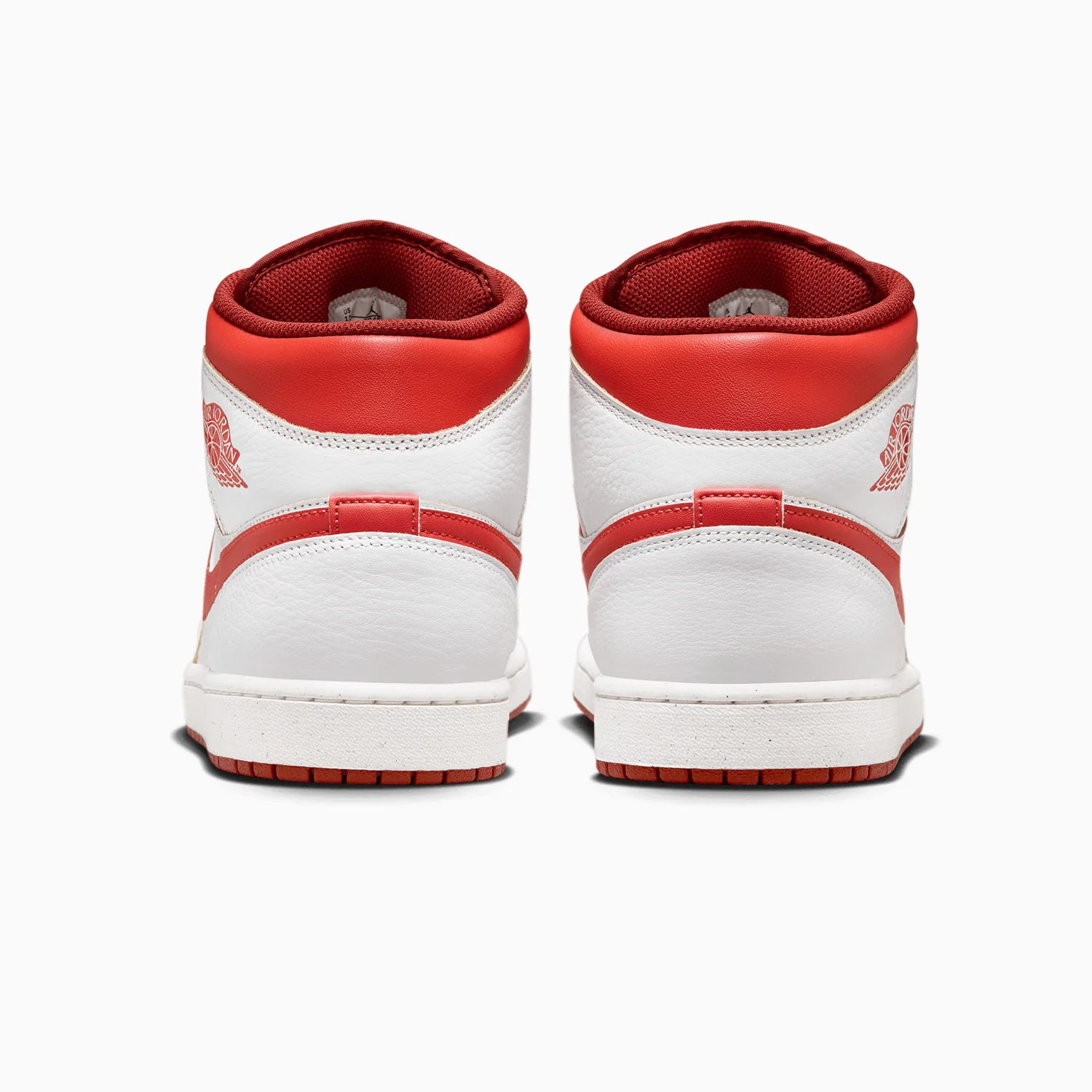 Men's Air Jordan 1 Mid SE "White Dune Red" - Image 6