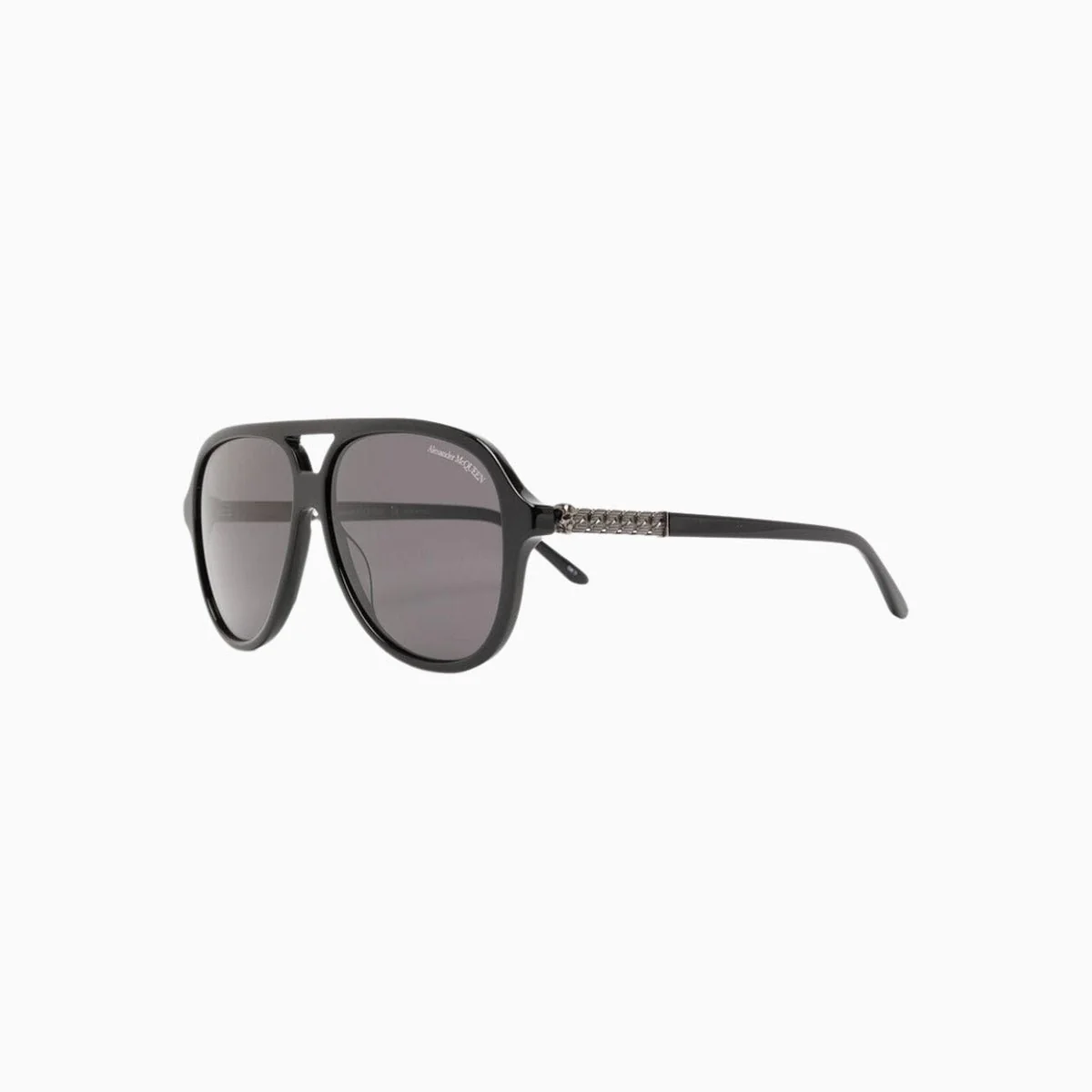 Men's Alexander McQueen Tinted Pilot Frame Sunglasses - Image 2