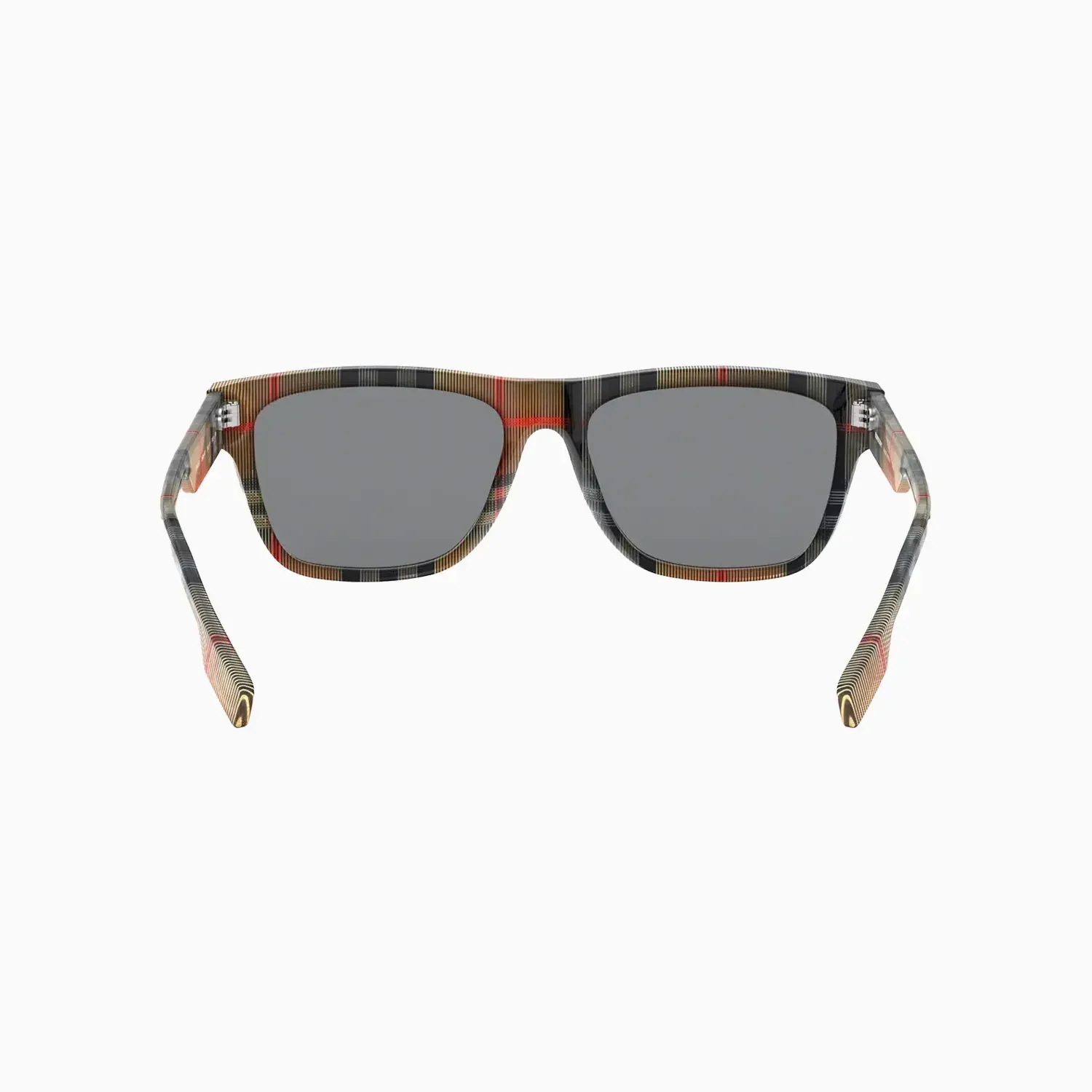 Men's Burberry Black Vintage Check Rectangular Sunglasses - Image 6