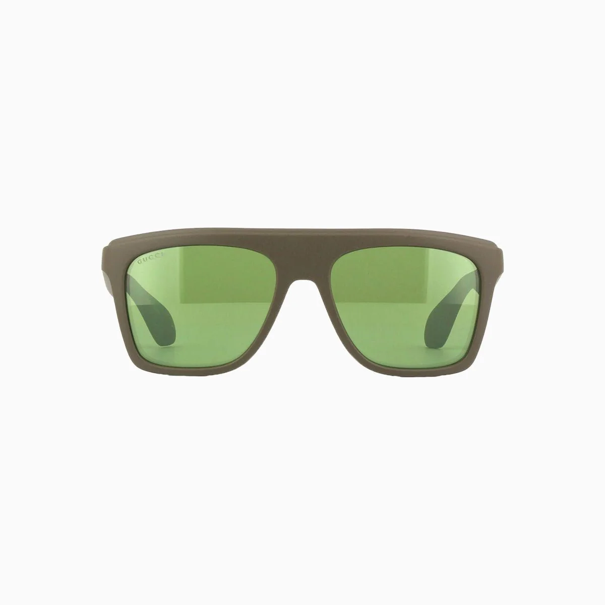 Men's Gucci Green Lettering Sunglasses - Image 4
