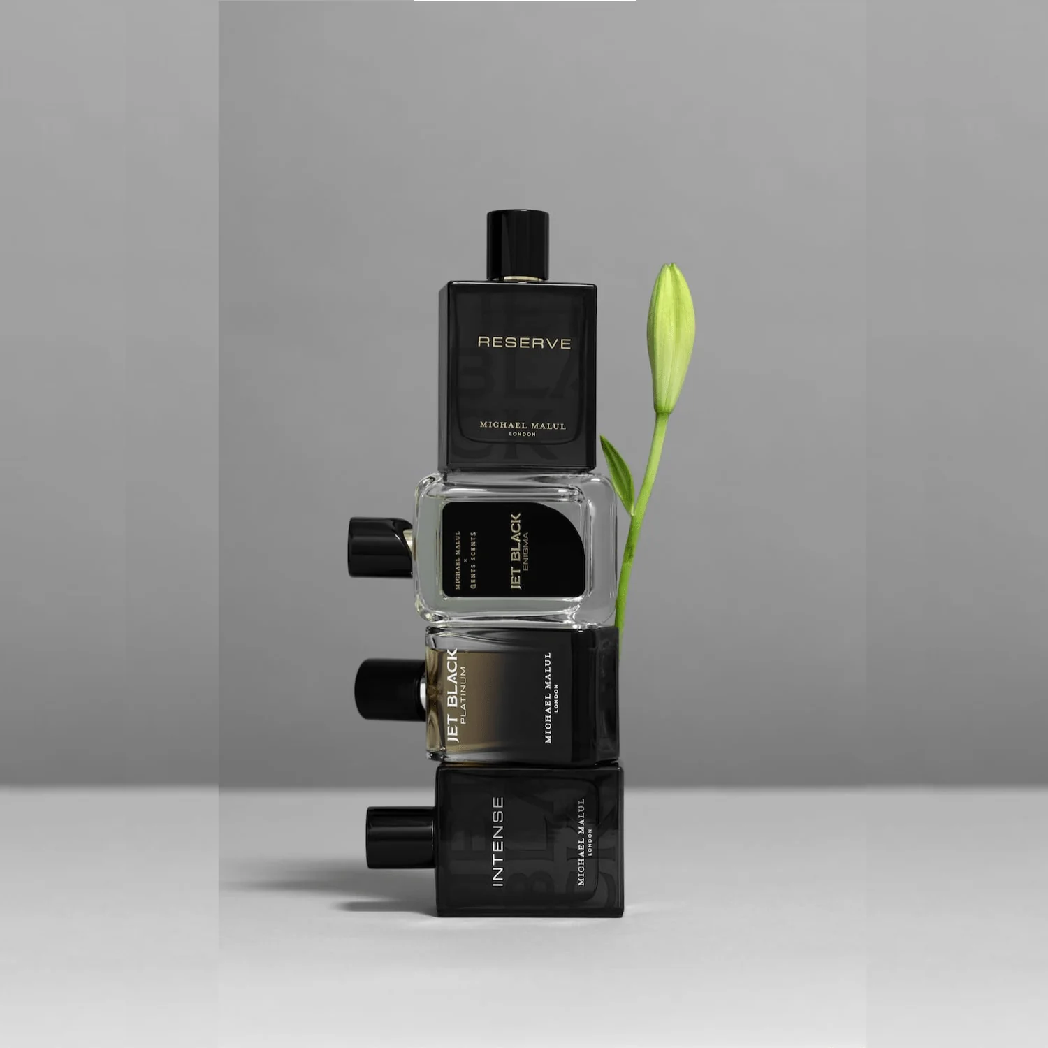 Men's Jet Black Intense Michael Malul EDP 3.4 Oz - Image 2