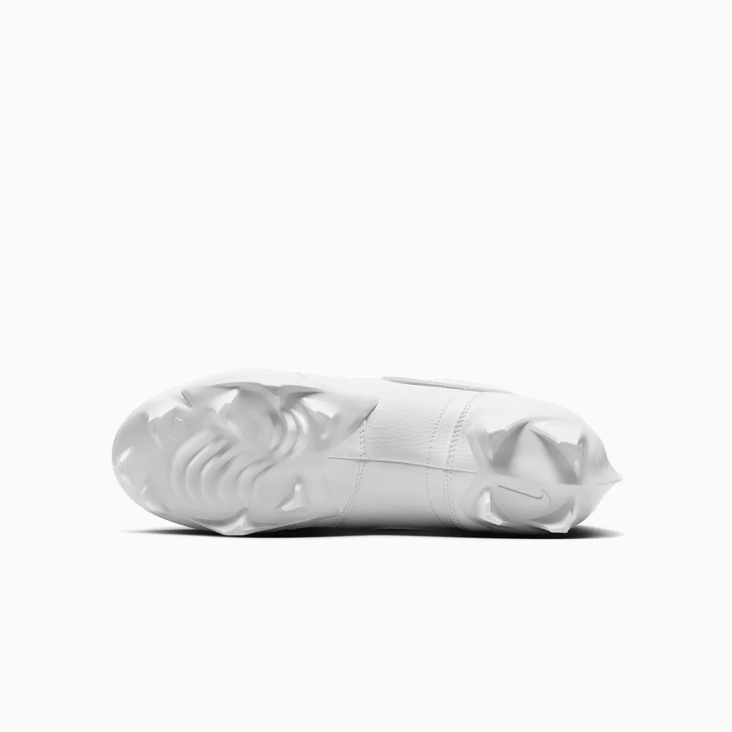 Men's Jordan 1 Low TD Football Cleat "White Grey Fog" - Image 3