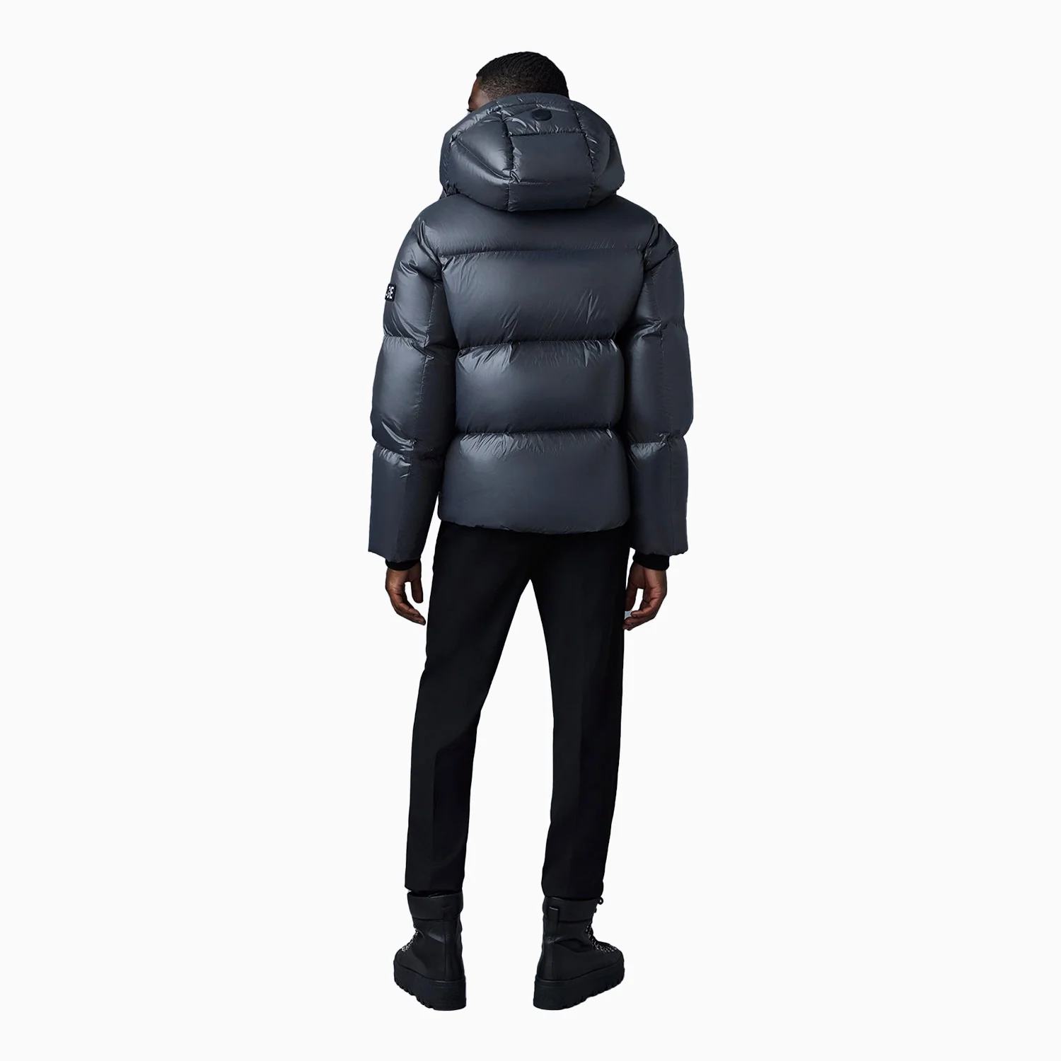 Men's KENT-Z Lustrous Light Down Jacket With Hood - Image 3