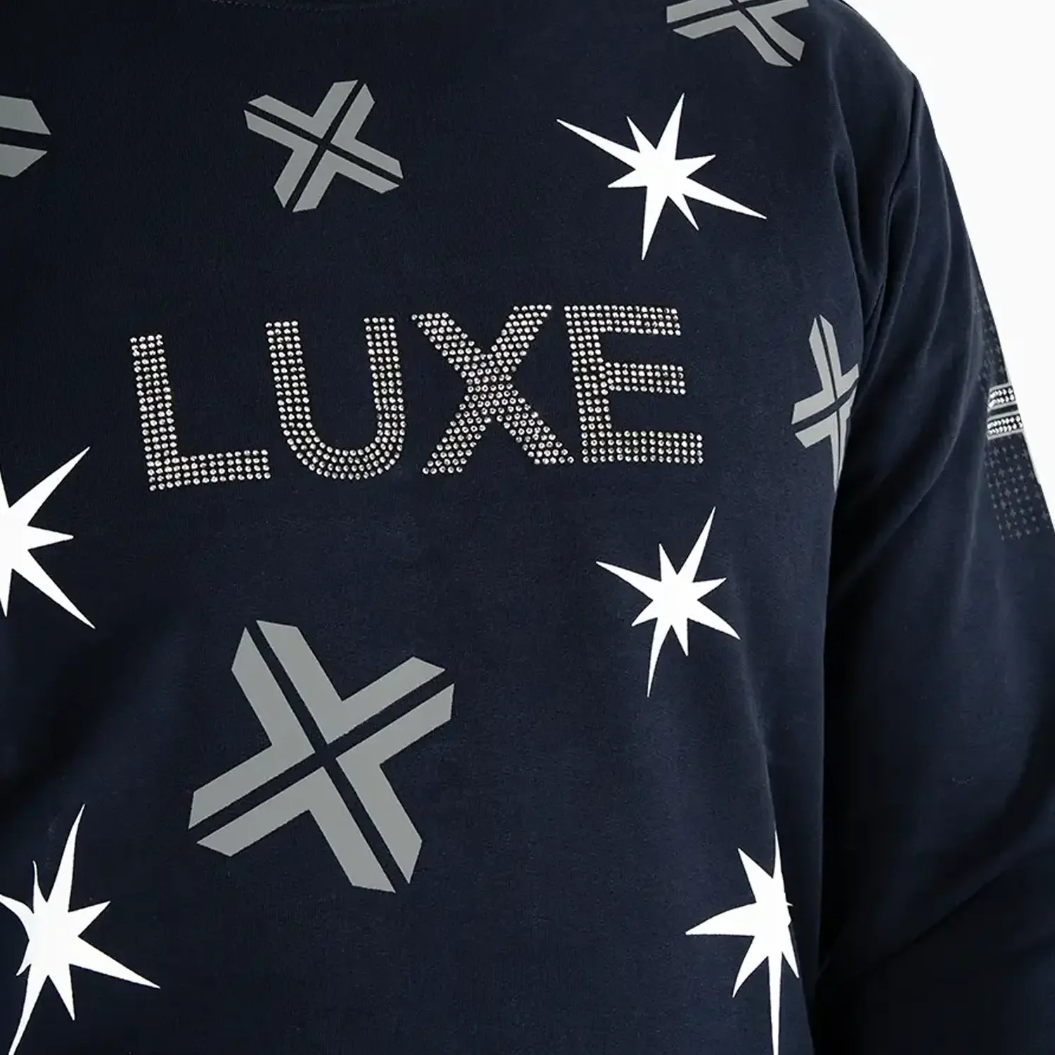 Men's LUXE Graphic Crew Neck Sweatshirt - Image 3