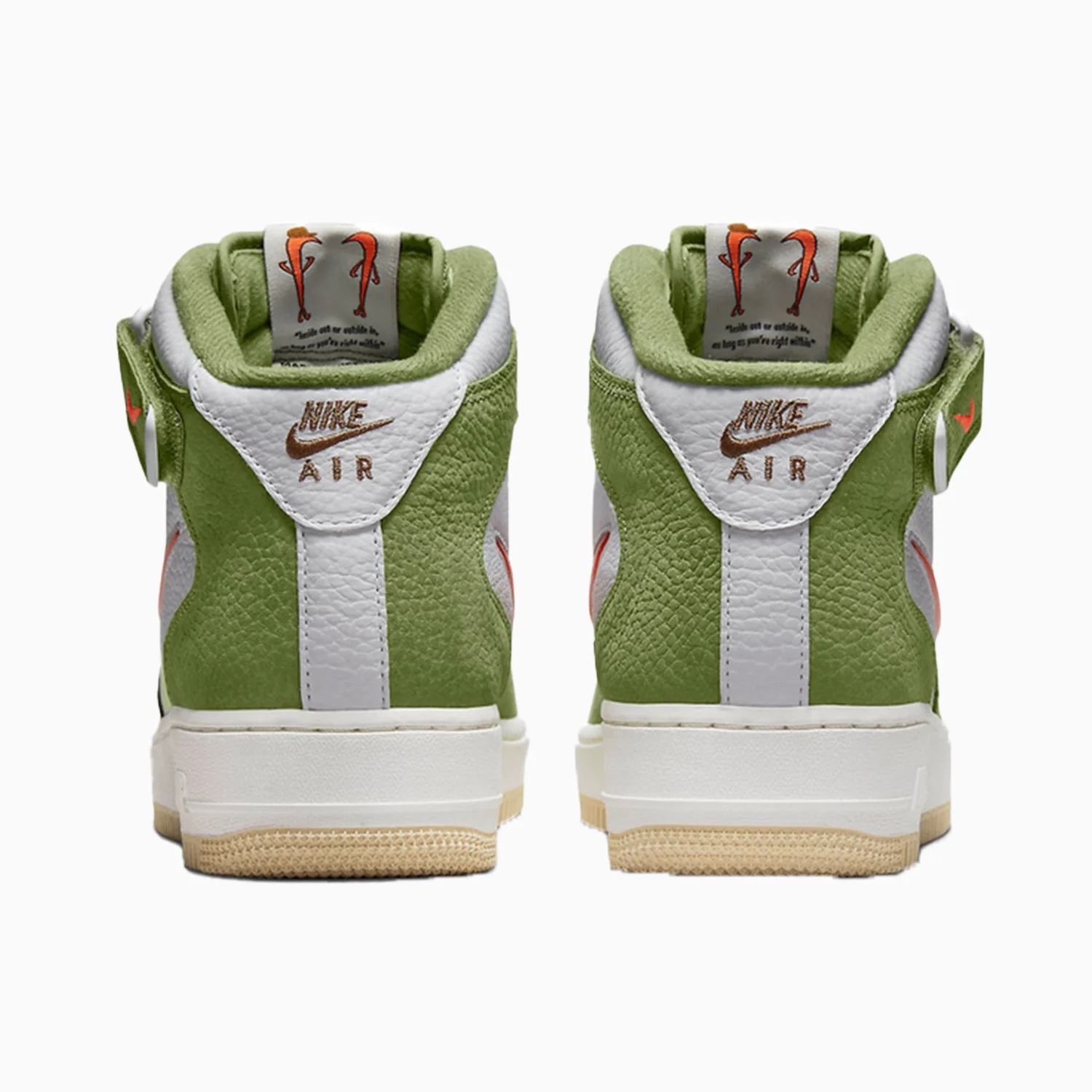Men's Nike Air Force 1 Mid QS "Olive Green" - Image 6