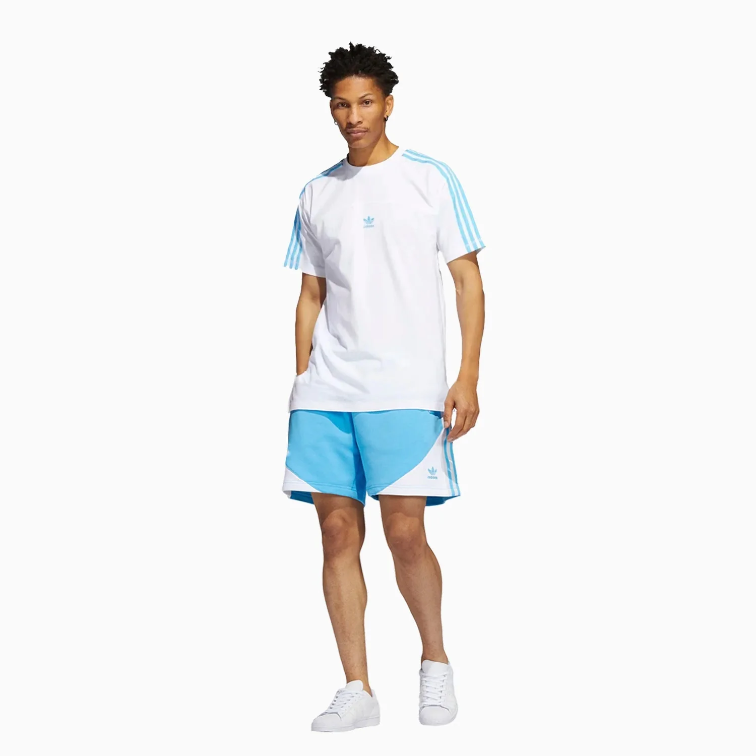 Men's Originals Blocked 3-Stripes Shorts - Image 3