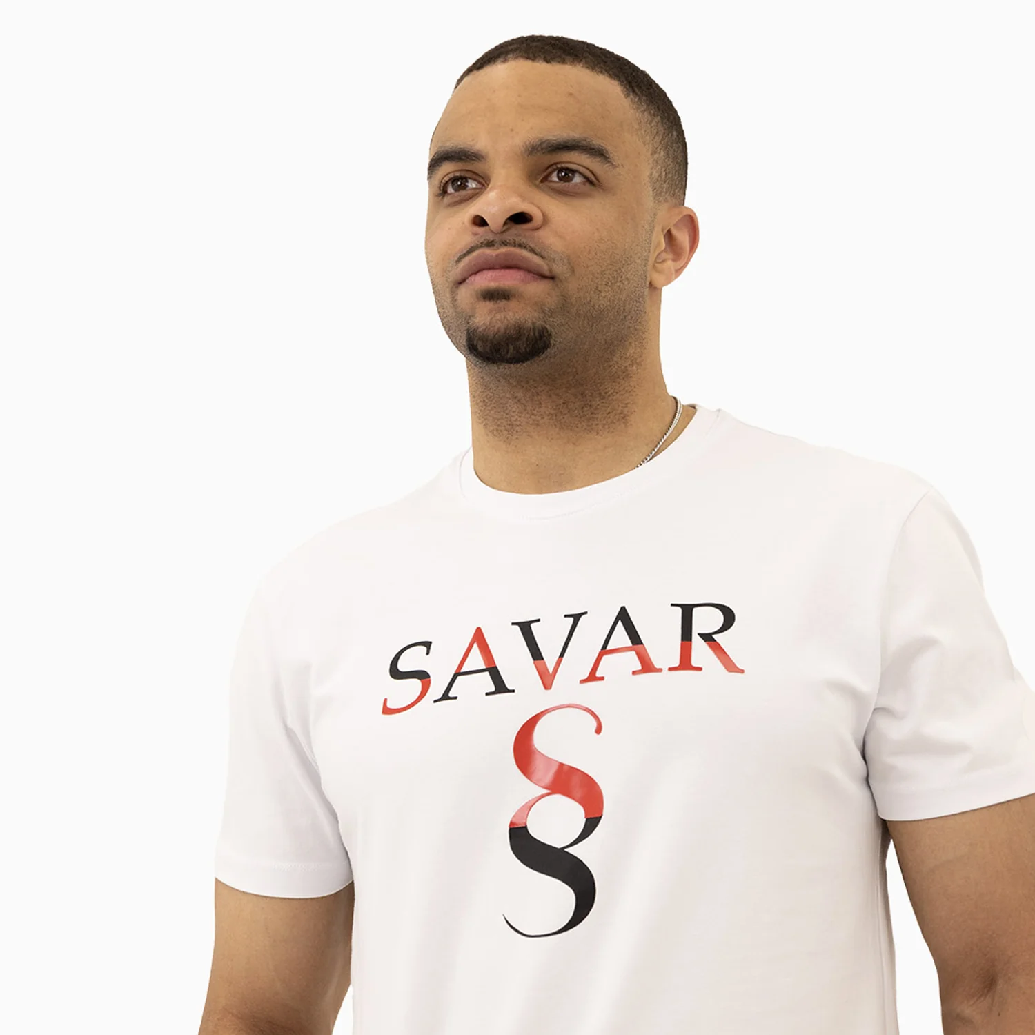 Men's Savar Double Logo Short Sleeves T-Shirt - Image 5