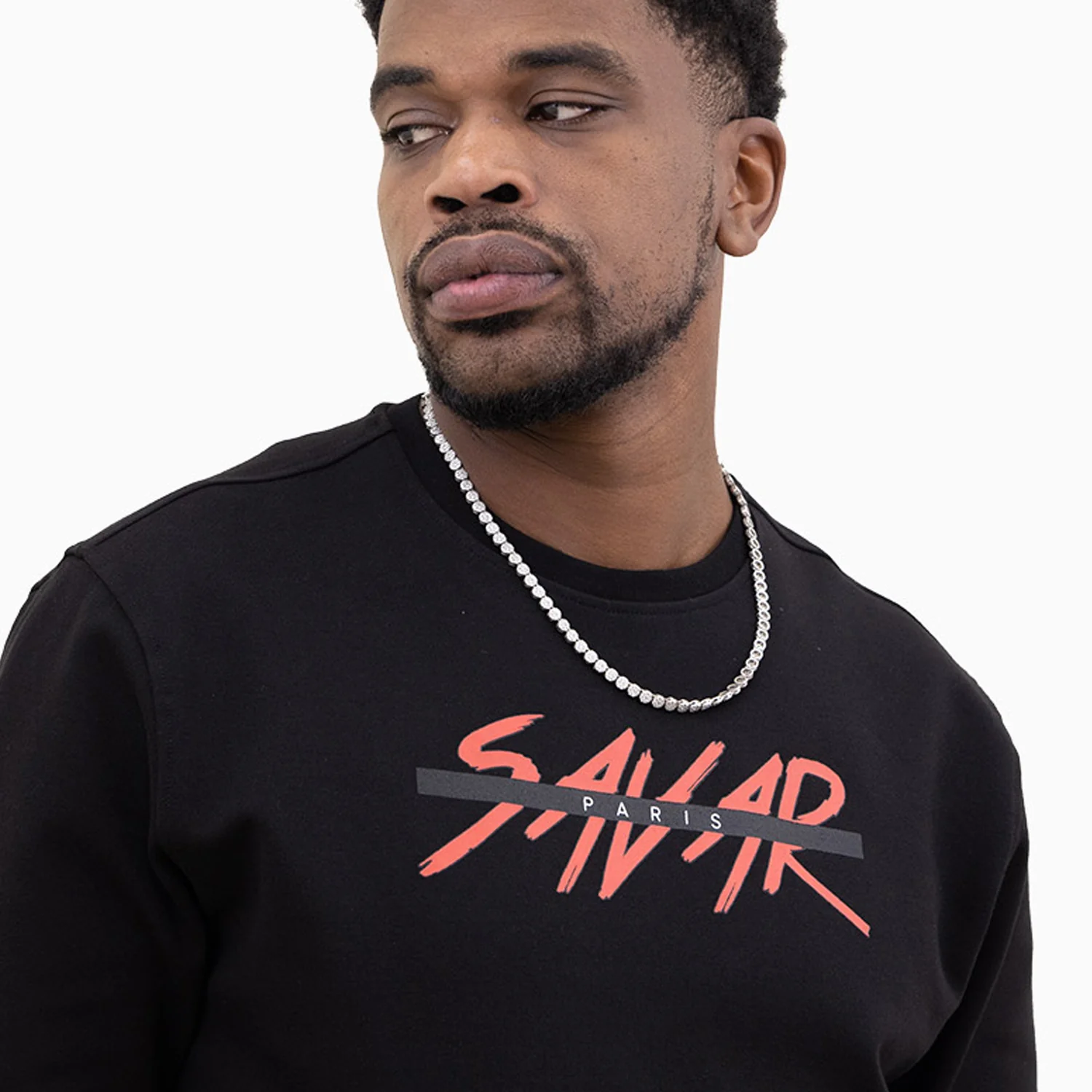 Men's Savar Paris Crew Neck Sweatshirt - Image 3