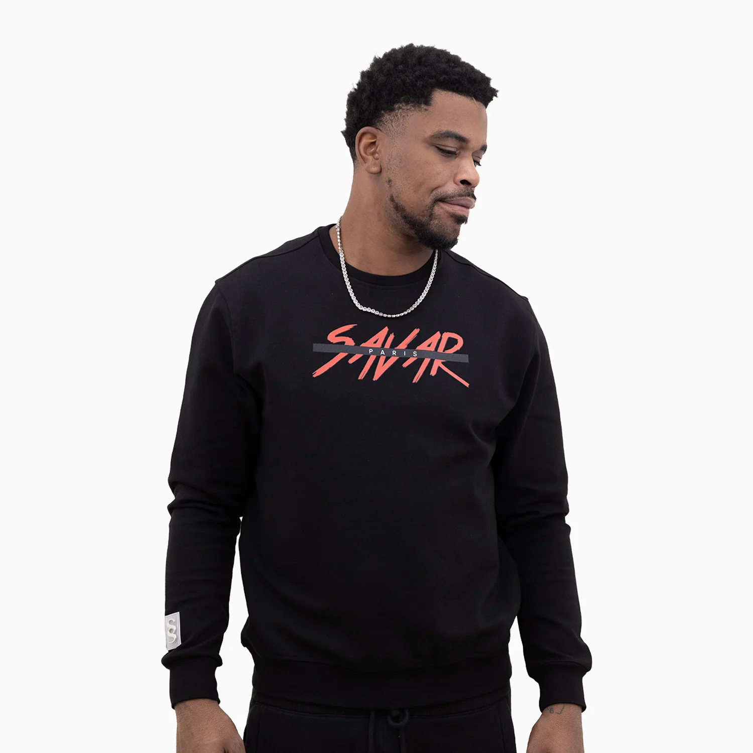 Men's Savar Paris Crew Neck Sweatshirt - Image 4