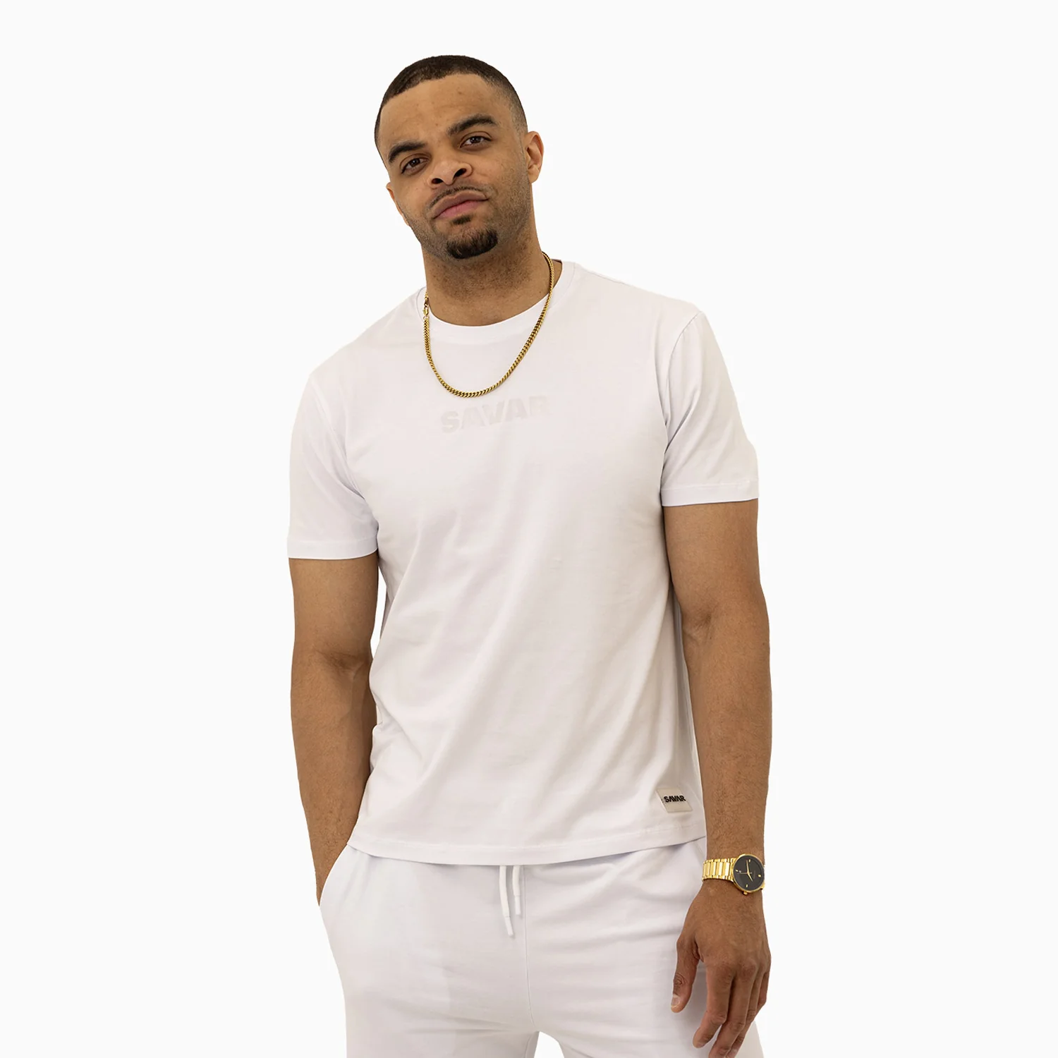 Men's Savar T-Shirt And Shorts Outfit - Image 2