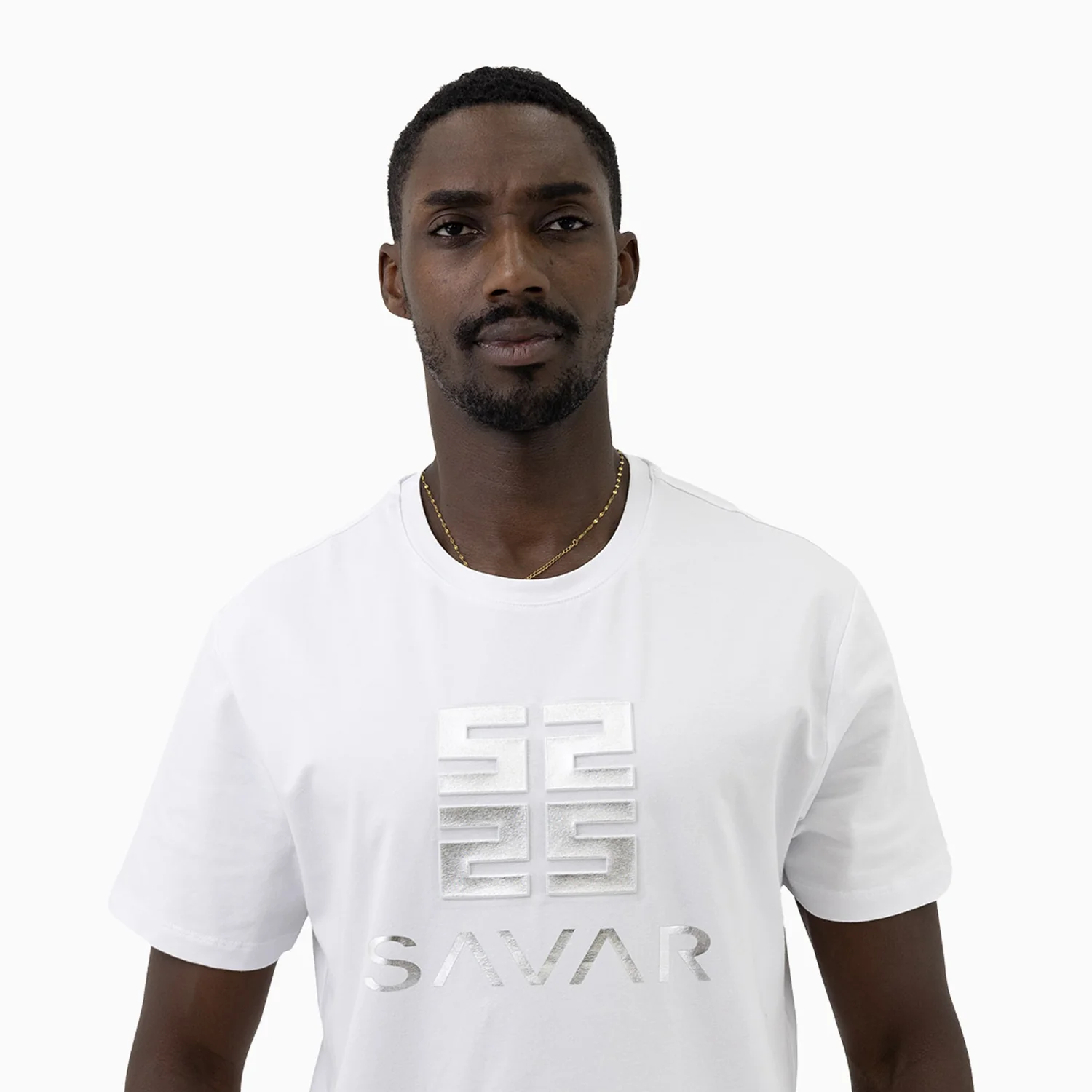 Men's Savar Typographic Short Sleeve T-Shirt - Image 3