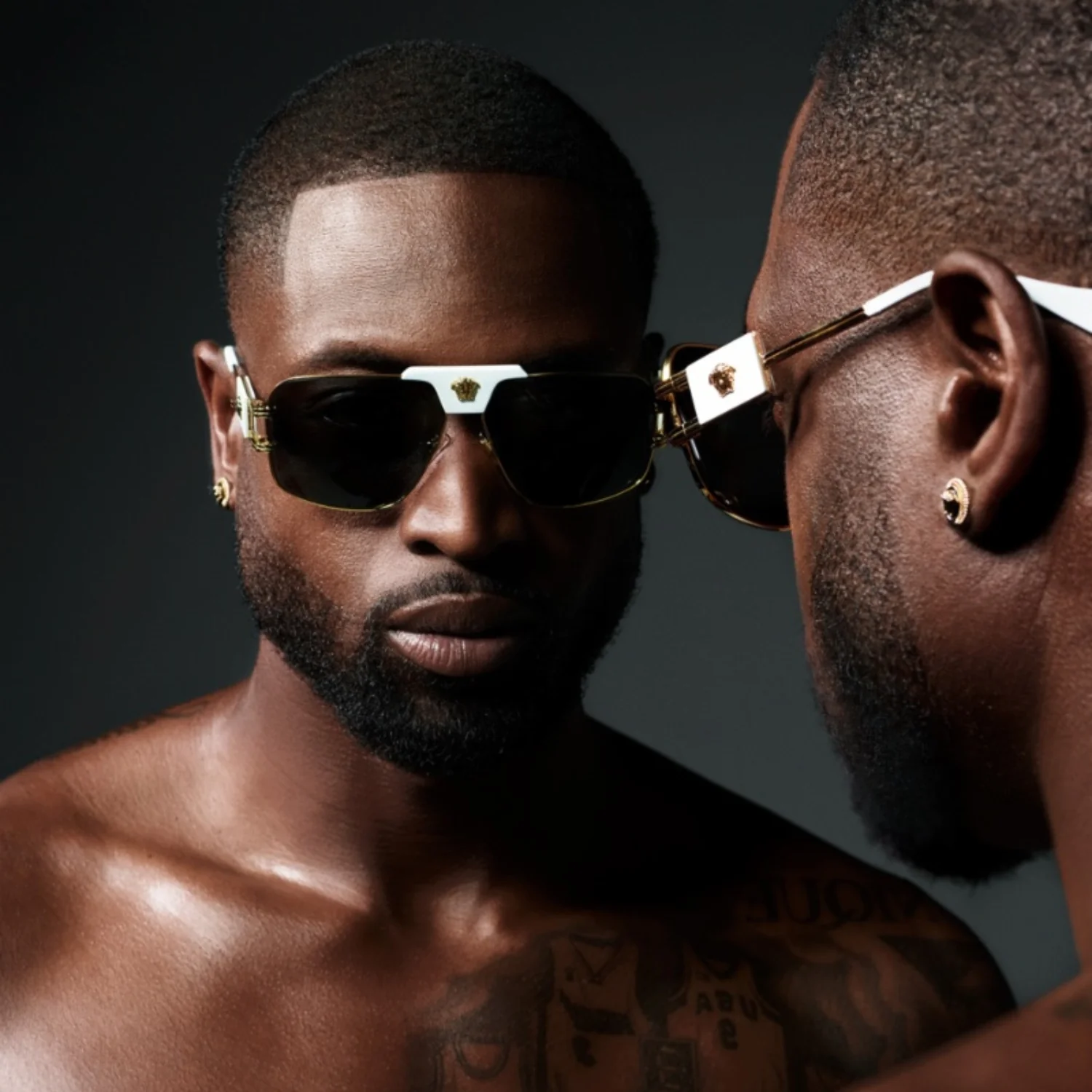 Men's Versace Special Project Aviator Sunglasses - Image 4