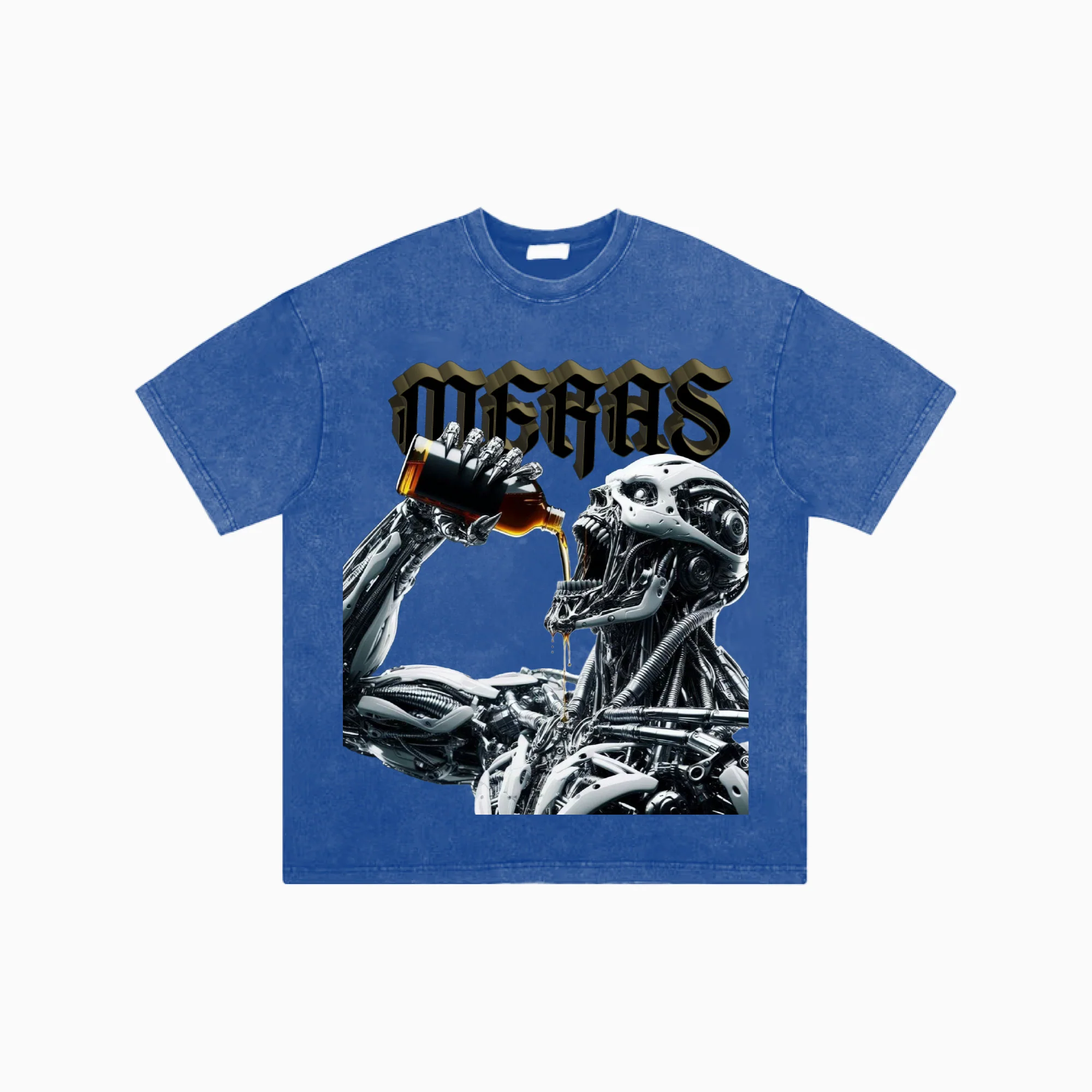 Men's AI Robot Crew Neck T-Shirt - Image 3