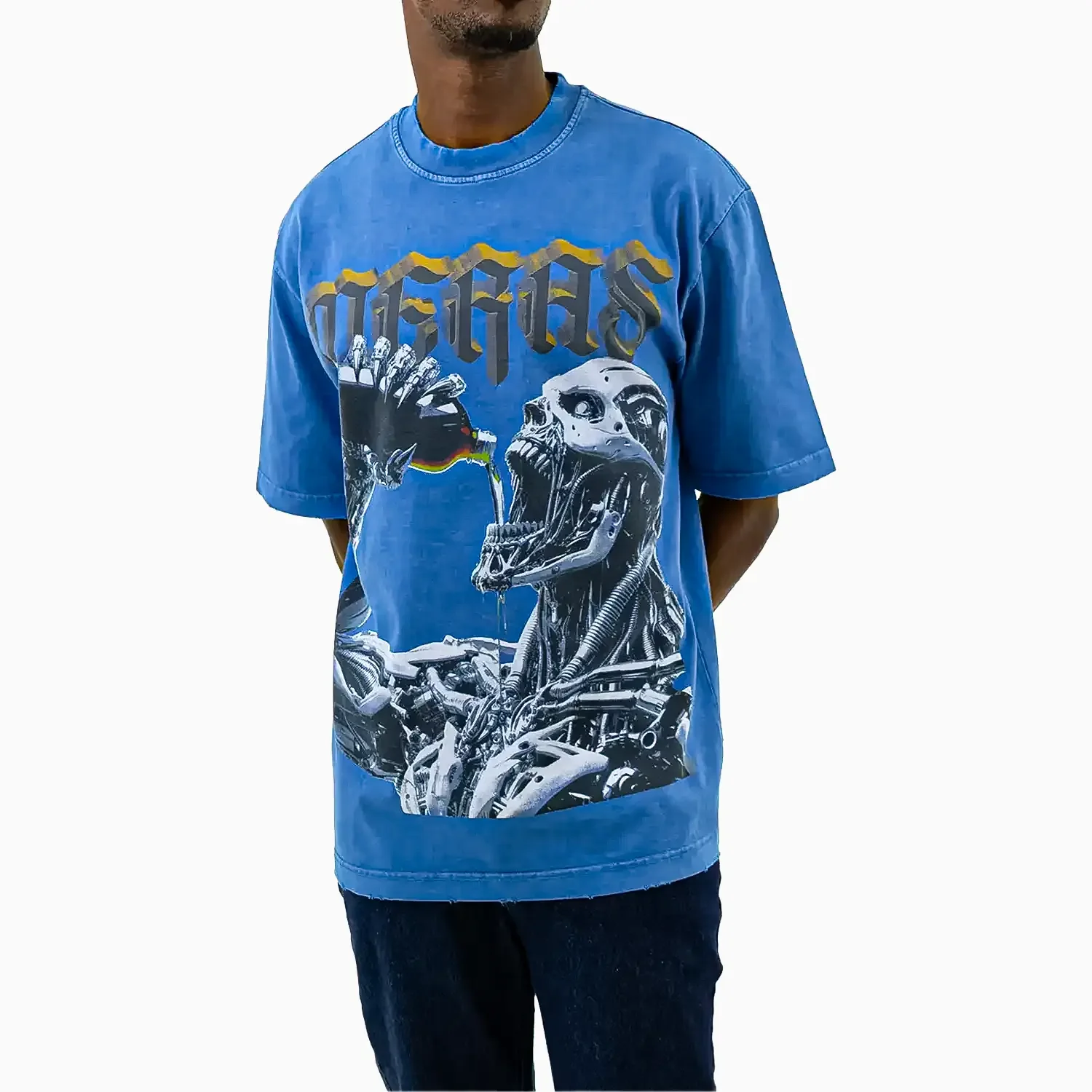 Men's AI Robot Crew Neck T-Shirt - Image 5