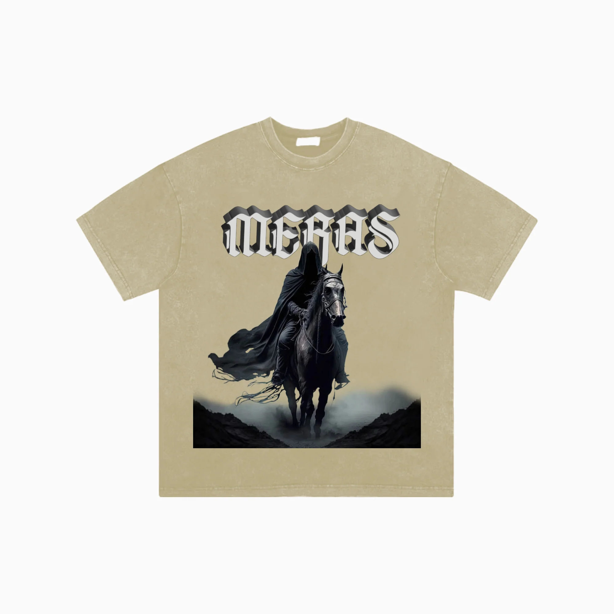Men's Black Knight Crew Neck T-Shirt - Image 3