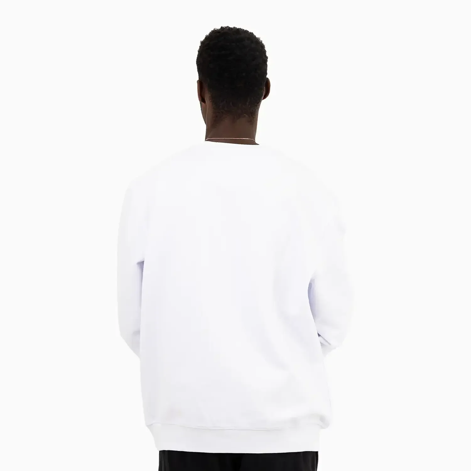 Men's Chenille Patch Crew Neck Sweatshirt - Image 2