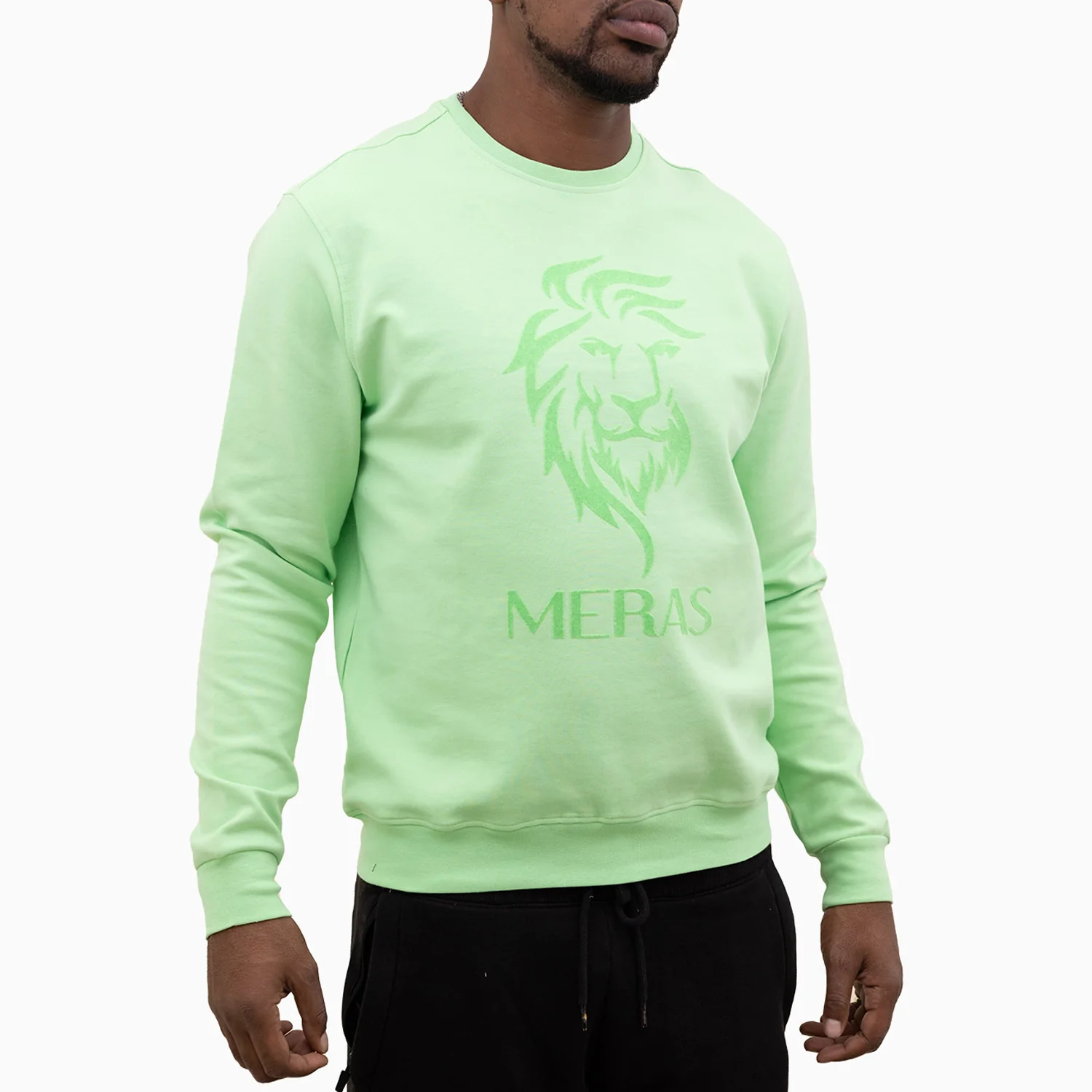 Men's Lion Crew Neck Sweatshirt - Image 5