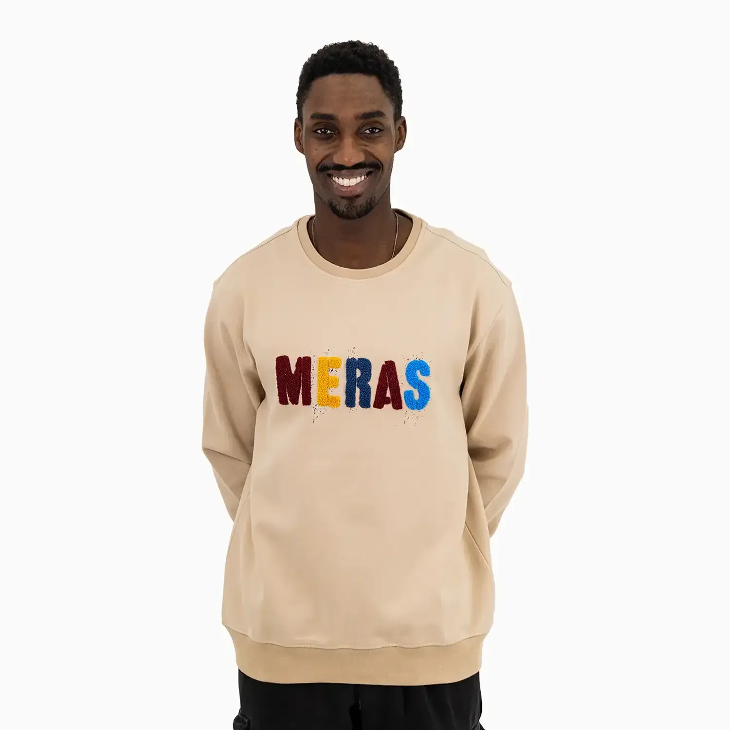 Men's Soldier Chenille Patch Crew Neck Sweatshirt - Image 2